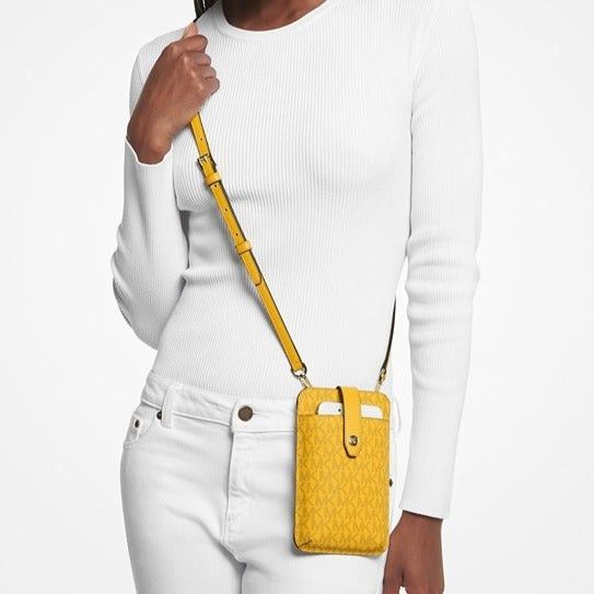 Michael Kors JST MK Logo Smart phone crossbody with Card Ho