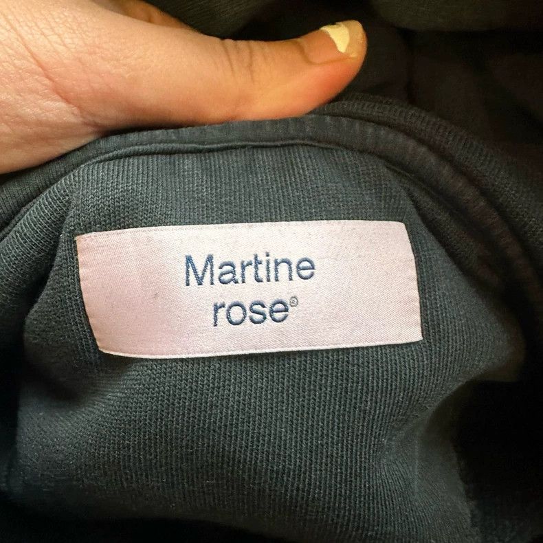 Martine Rose Martine rose 24FW Reverse Logo Washed Grey Sweatshirt L si Size L / US 10 / IT 46 - 5 Thumbnail