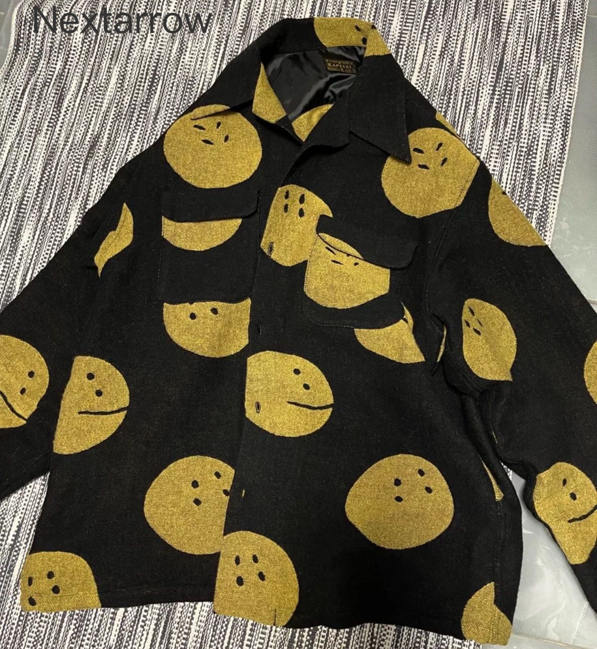 Kapital Kapital trendy men's and women's smiling face jacket Size US L / EU 52-54 / 3 - 1 Thumbnail
