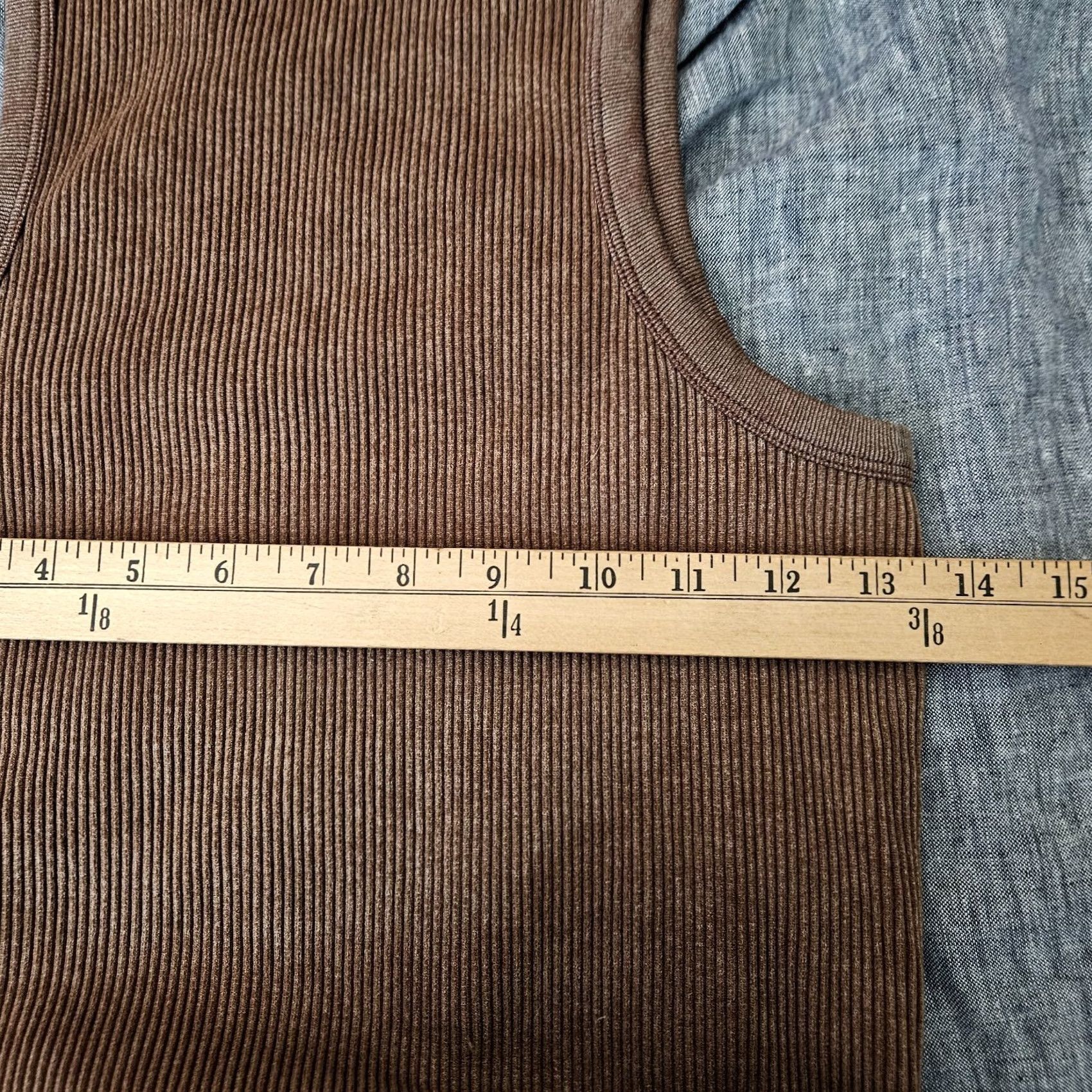 Vintage Crave Fame Women Midi Dress Brown Sleeveless Bodycon Stretch Casual M Size M / US 6-8 / IT 42-44 - 6 Thumbnail