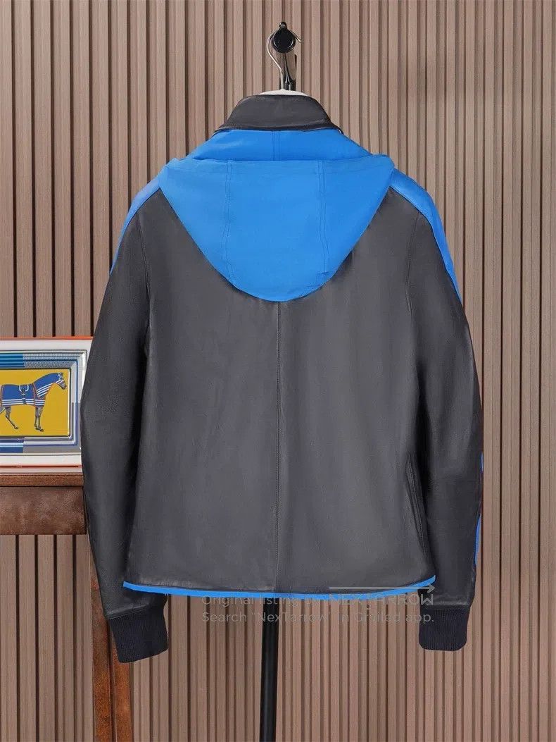 Hermes Hermes Double-Faced Mens Runway Leather Jacket Size US M / EU 48-50 / 2 - 4 Thumbnail