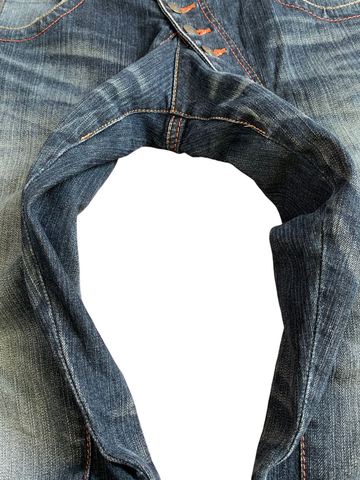 Obelisk Obelisk Archive Edo Black Flared Indigo Mudwash Denim Size US 32 / EU 48 - 15 Thumbnail