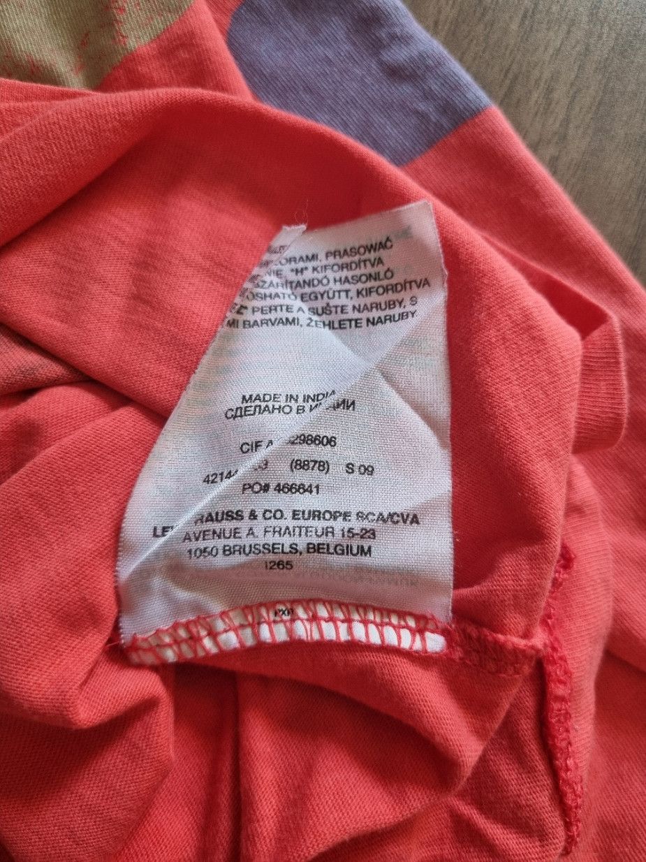 Levi's red paint striped t-shirt Size US L / EU 52-54 / 3 - 5 Thumbnail