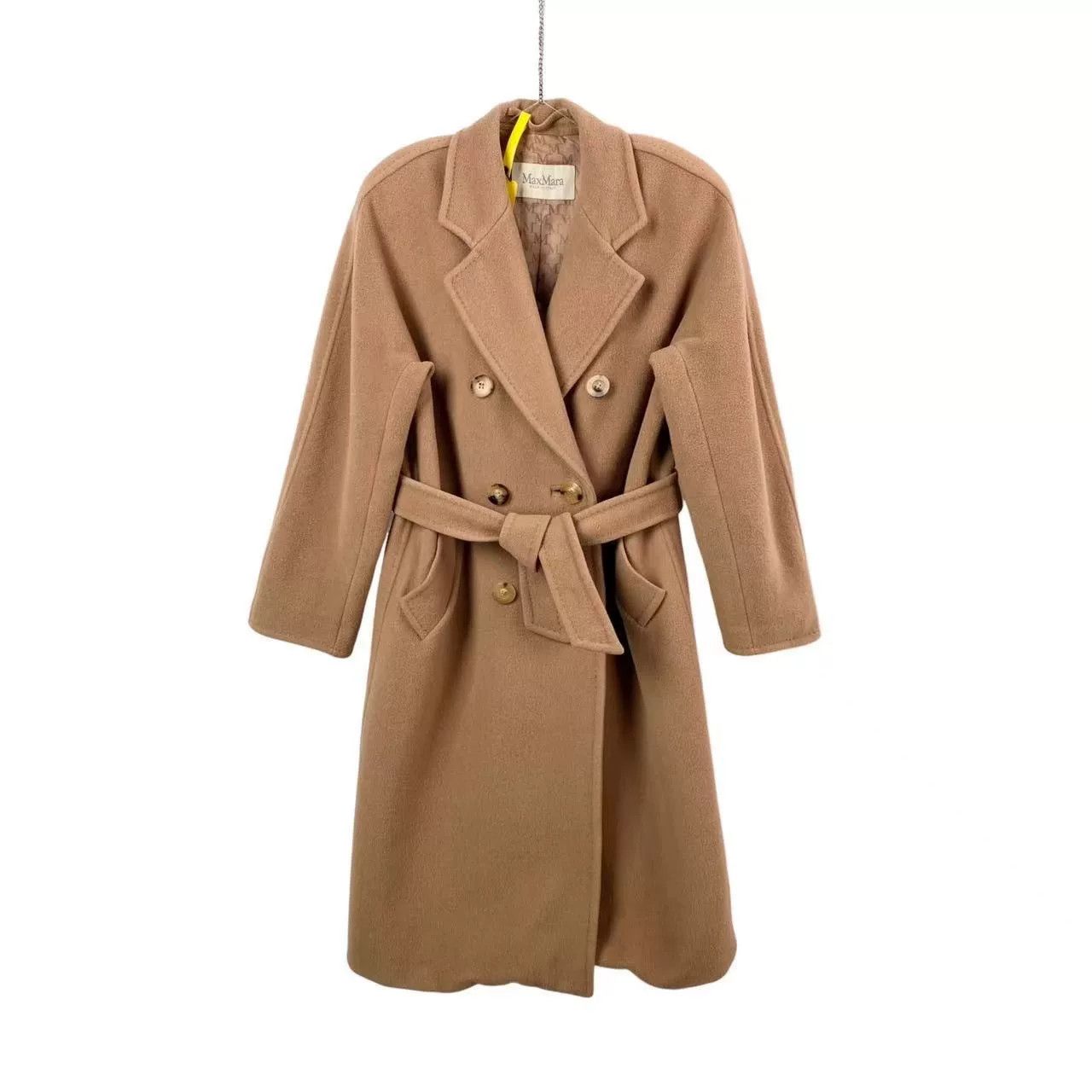 Max Mara 101801 Wool Camel Coat