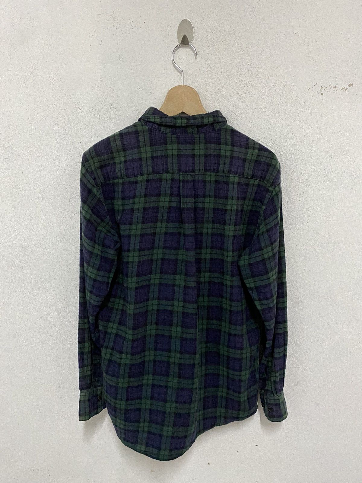 Japanese Brand × Uniqlo Japanese Brand Uniqlo Plaid Tartan Flannel Shirt Size US M / EU 48-50 / 2 - 7 Thumbnail