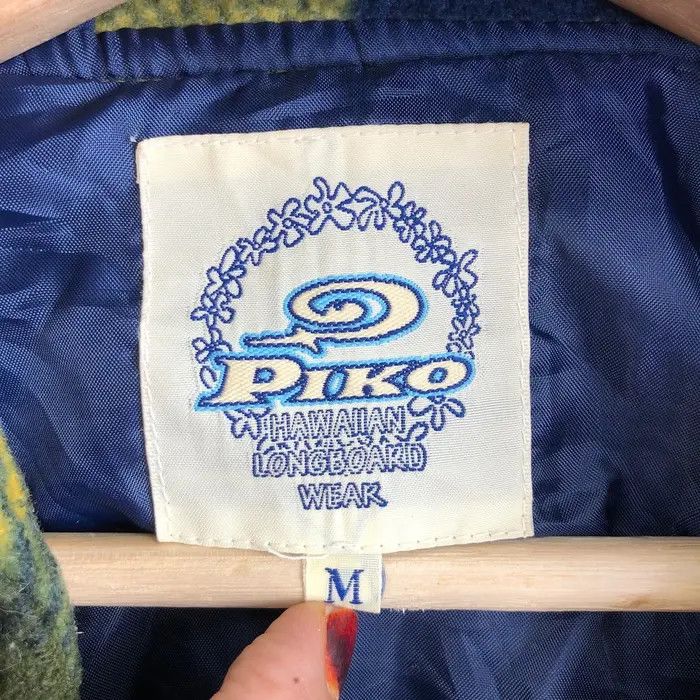Vintage Vtg PIKO HAWAIIAN LONGBOARD Duffle Jacket Plaids Checks Nova Size M / US 6-8 / IT 42-44 - 8 Thumbnail