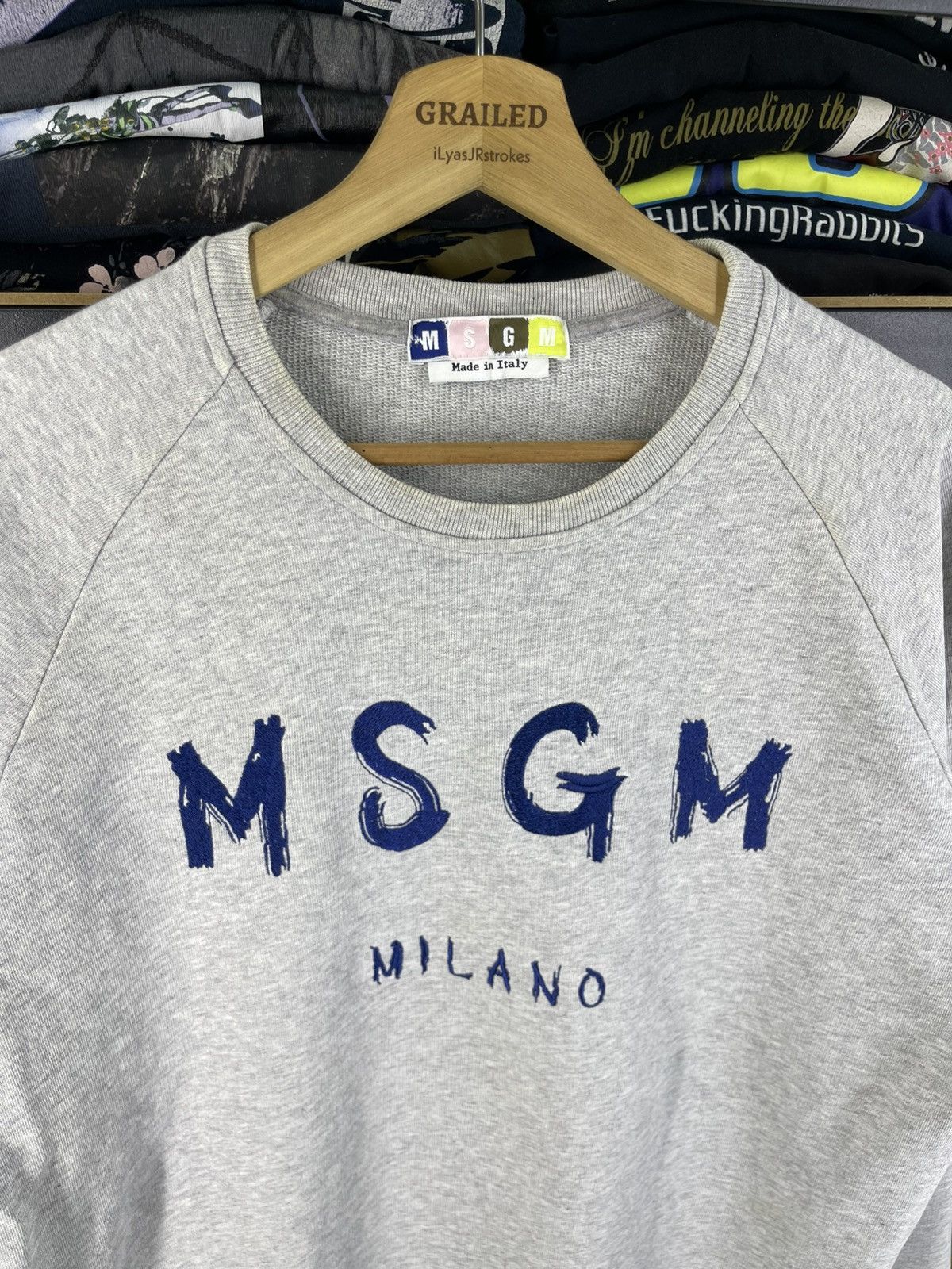 MSGM MSGM Milano Embroidered Logo Sweatshirt Size US M / EU 48-50 / 2 - 4 Thumbnail