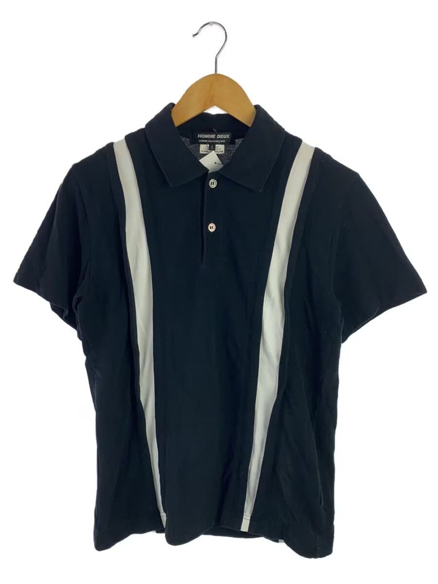 Comme des Garcons × Comme des Garcons Homme Deux SS22 Reconstructed Stripe Polo Shirt Size US S / EU 44-46 / 1 - 1 Thumbnail