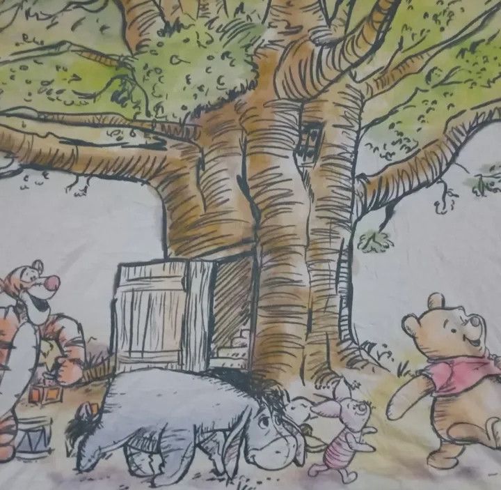 Disney Winnie The Pooh 🍯 Tshirt Disney Cartoon Fullprint AOP 🤩 Size US XXL / EU 58 / 5 - 1 Thumbnail