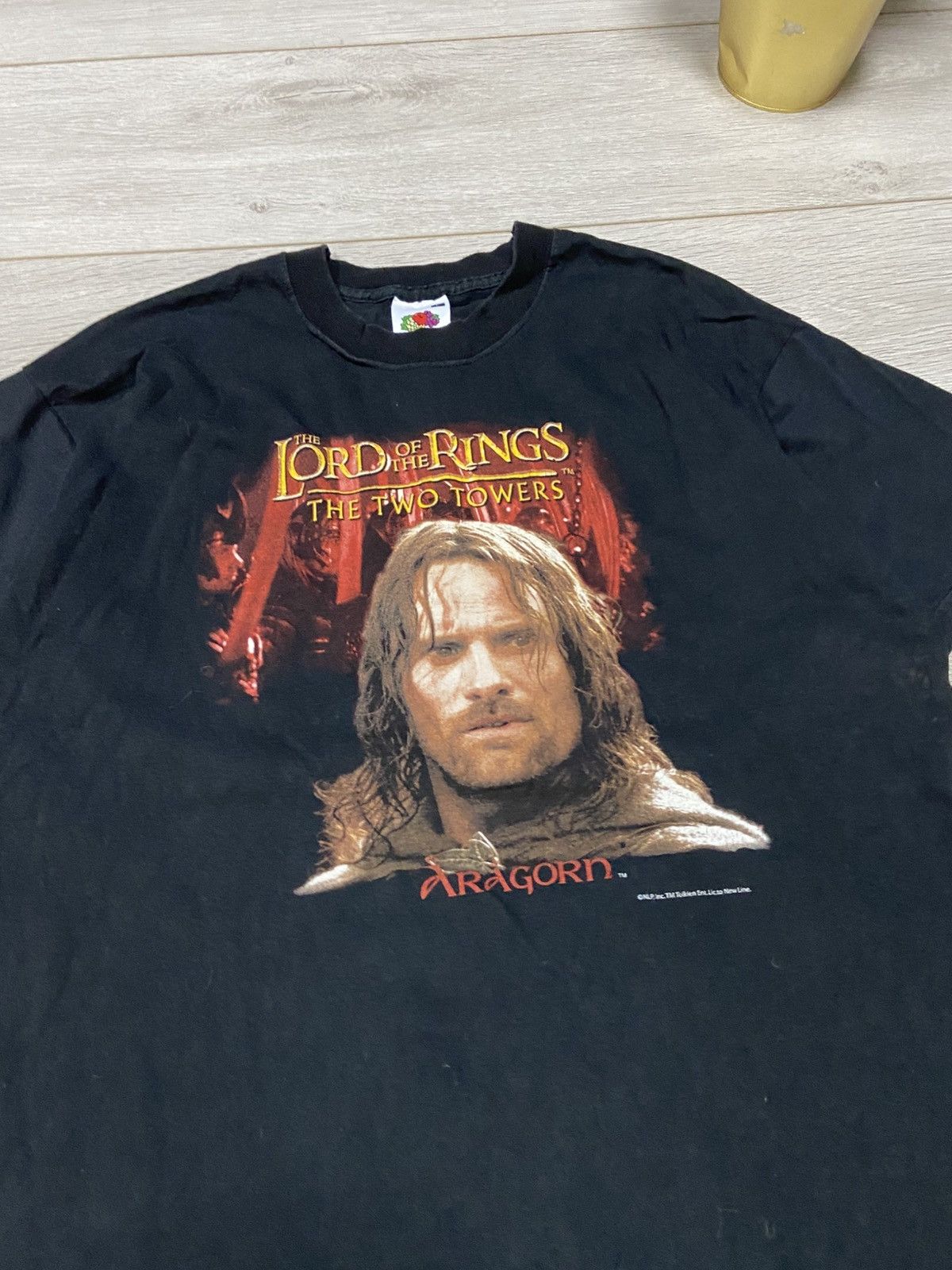 Vintage Lord Of The Rings Two Towers Aragorn vintage tee shirt Size US L / EU 52-54 / 3 - 3 Thumbnail