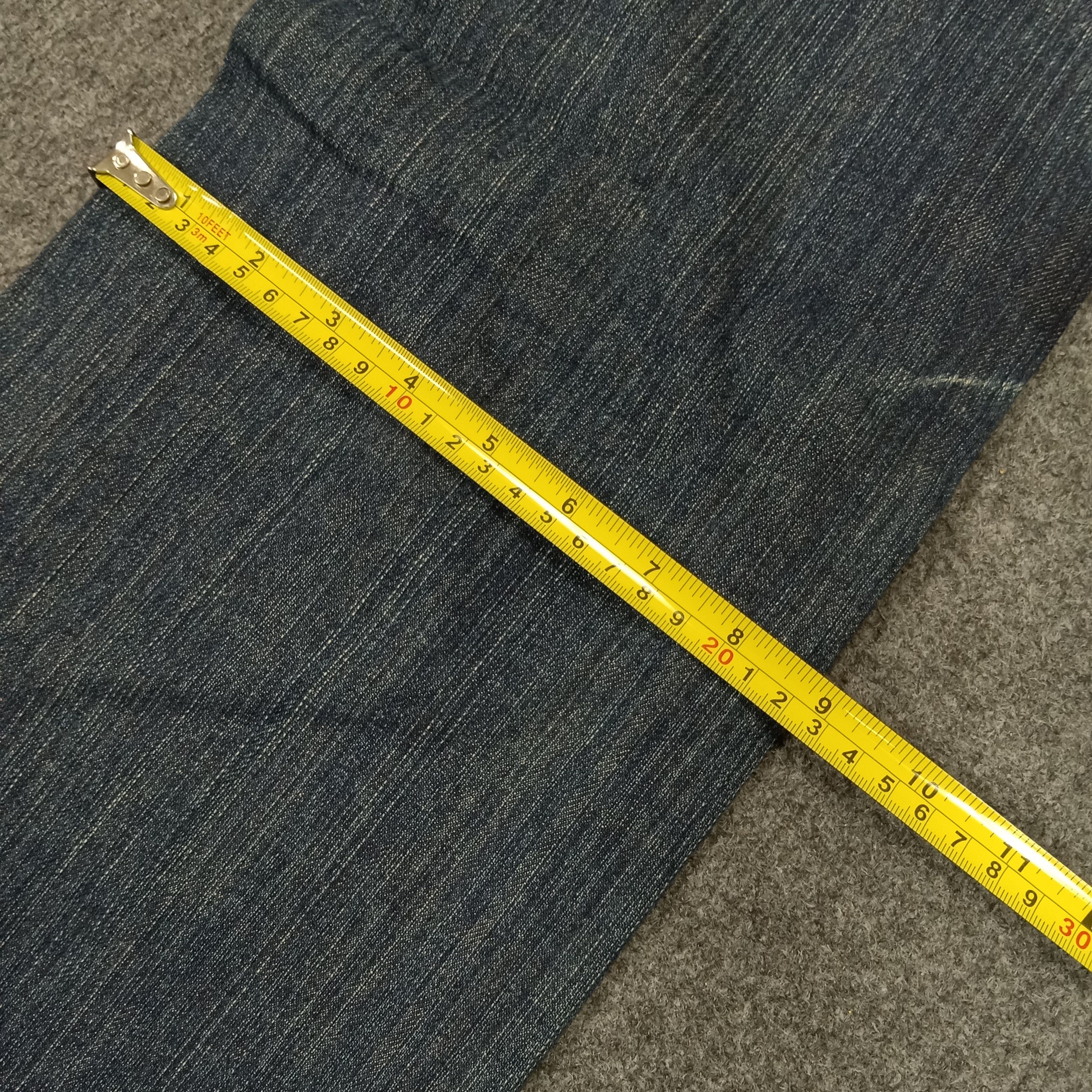 Japanese Brand ET Japanese Brand Bootcut Fading Style Denim Jeans Size 31" - 14 Thumbnail