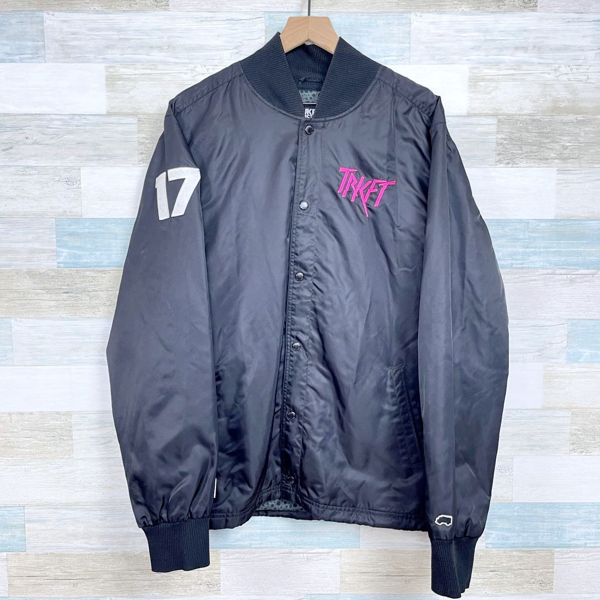 TRUKFIT TRUKFIT Logo Bomber Jacket Black Rare Mens XL Size US XL / EU 56 / 4 - 1 Thumbnail