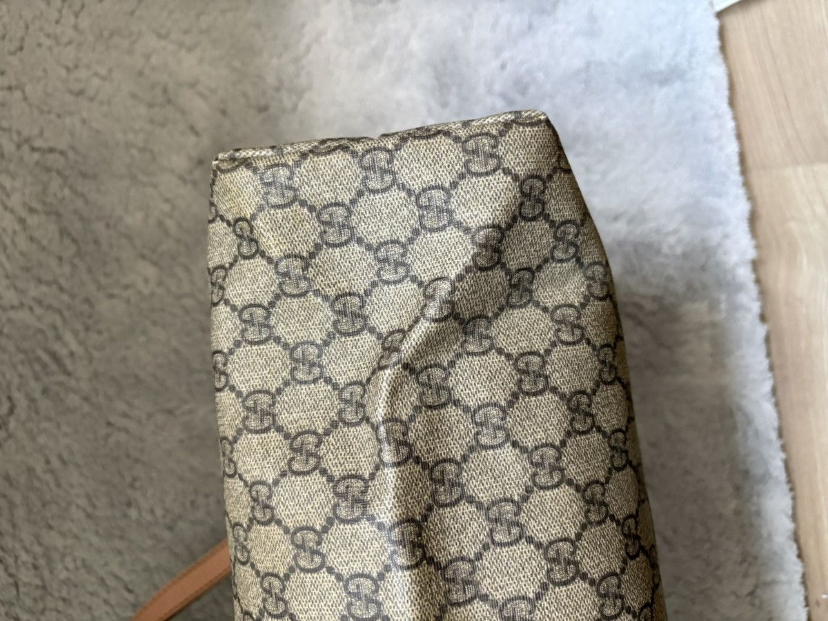 Gucci Sac a main gucci cabas en toile GG beige cuir rose Size ONE SIZE - 16 Thumbnail