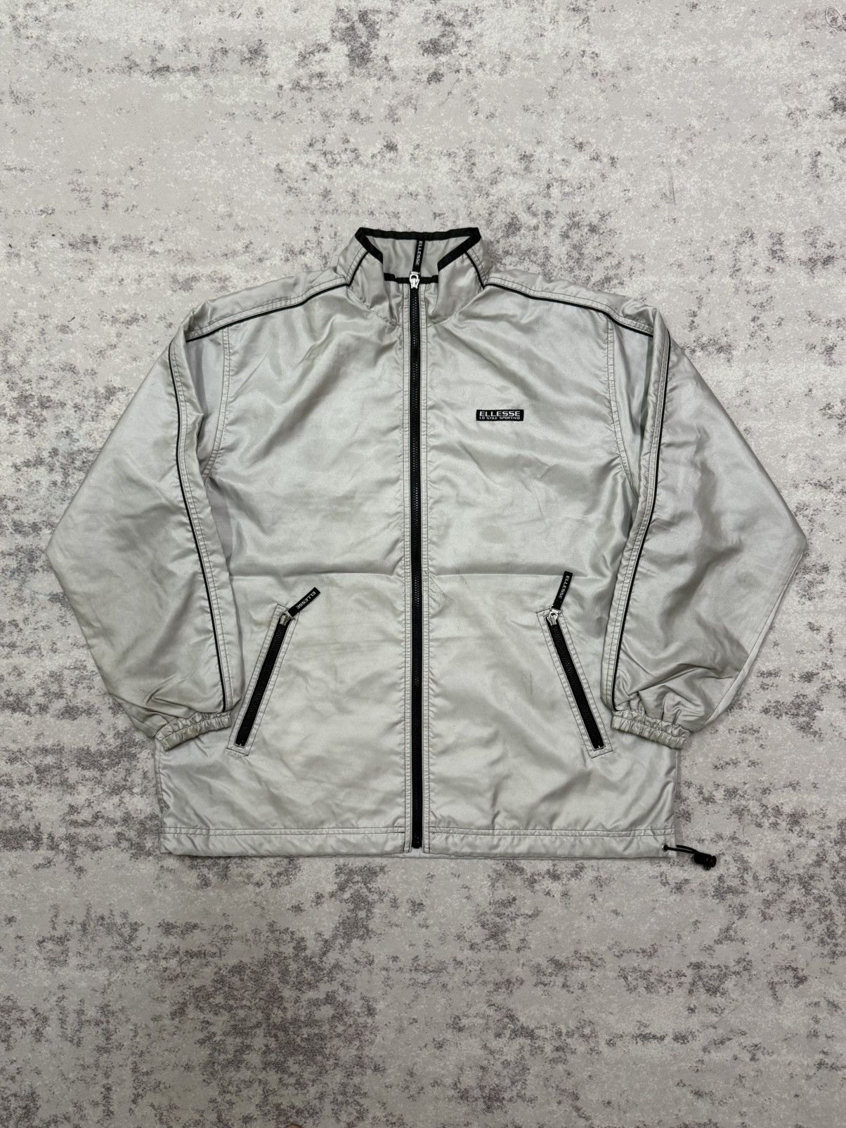 Ellesse Vintage Ellesse Ladies SmallLogo Double Breasted Windbreaker Size L / US 10 / IT 46 - 3 Thumbnail