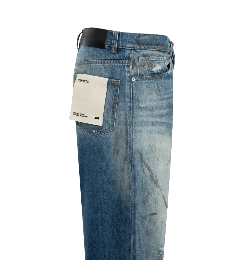 Nahmias o1h1sh11224 Wide Jeans in Light Wash Size US 32 / EU 48 - 2 Thumbnail