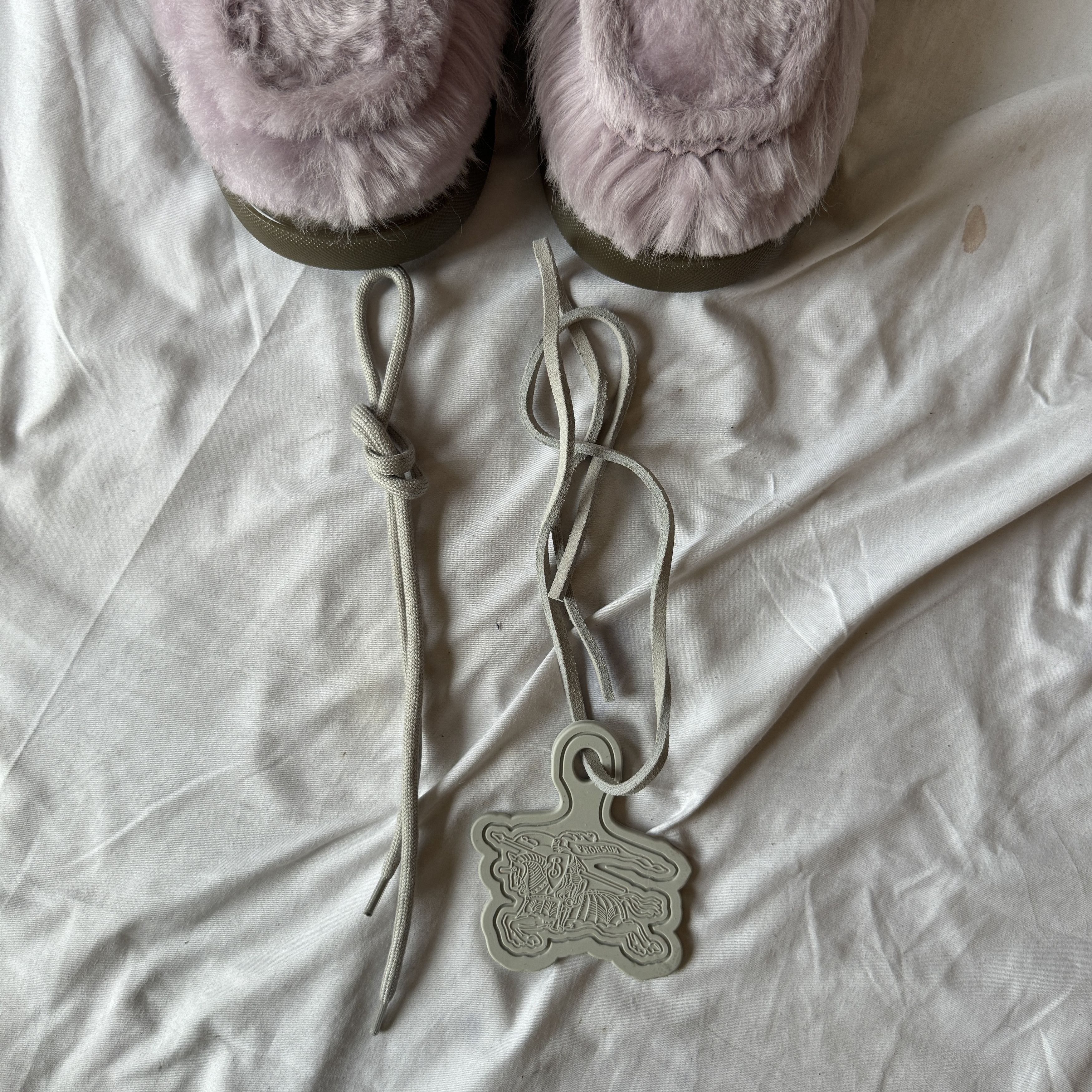 Burberry shearling Lamb fur Creeper shoes Size US 9 / EU 42 - 22 Thumbnail