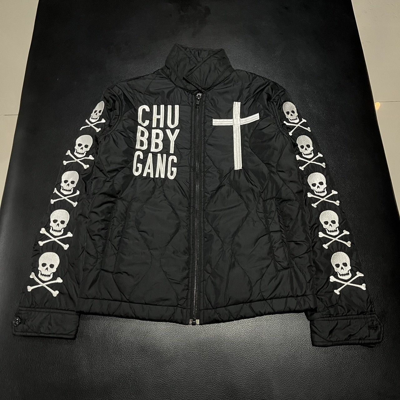 14th Addiction Avant Garde Chubby Gang New Rock Cross Bones Jacket Size XS / US 0-2 / IT 36-38 - 3 Thumbnail