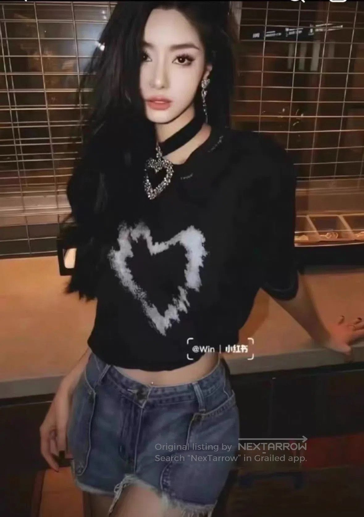 Saint Laurent Paris Saint Laurent 21SS Heart Distressed Print T. Size M / US 6-8 / IT 42-44 - 5 Thumbnail