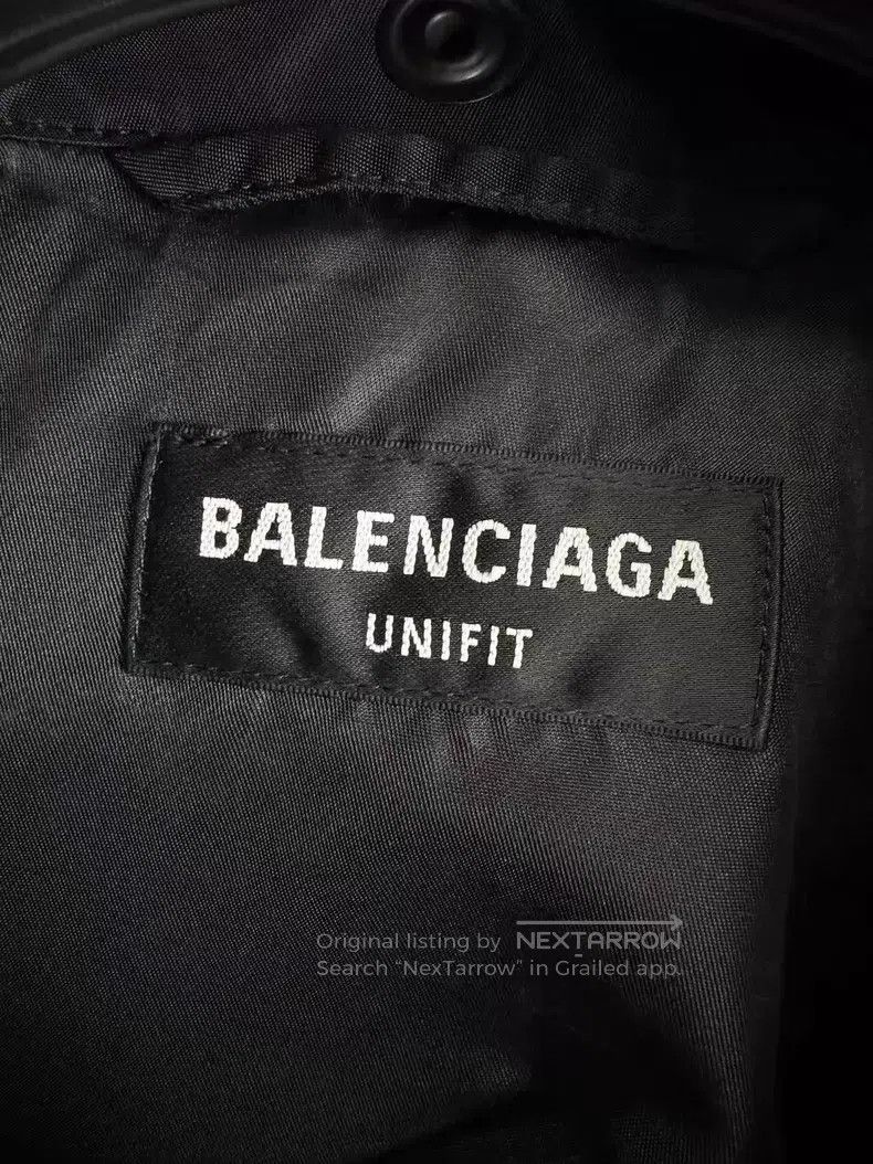 Balenciaga Balenciaga Black nylon 3B windbreaker Size US S / EU 44-46 / 1 - 4 Thumbnail