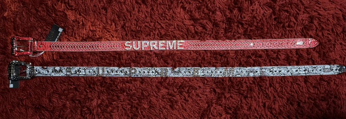 B.B. Simon Supreme X B.B. Simon Belt Red L/XL Size ONE SIZE - 2 Thumbnail
