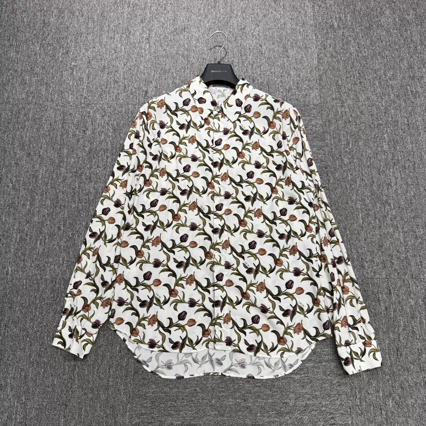 Dior Dior All-over Floral Long-sleeve Shirt Size US L / EU 52-54 / 3 - 1 Thumbnail