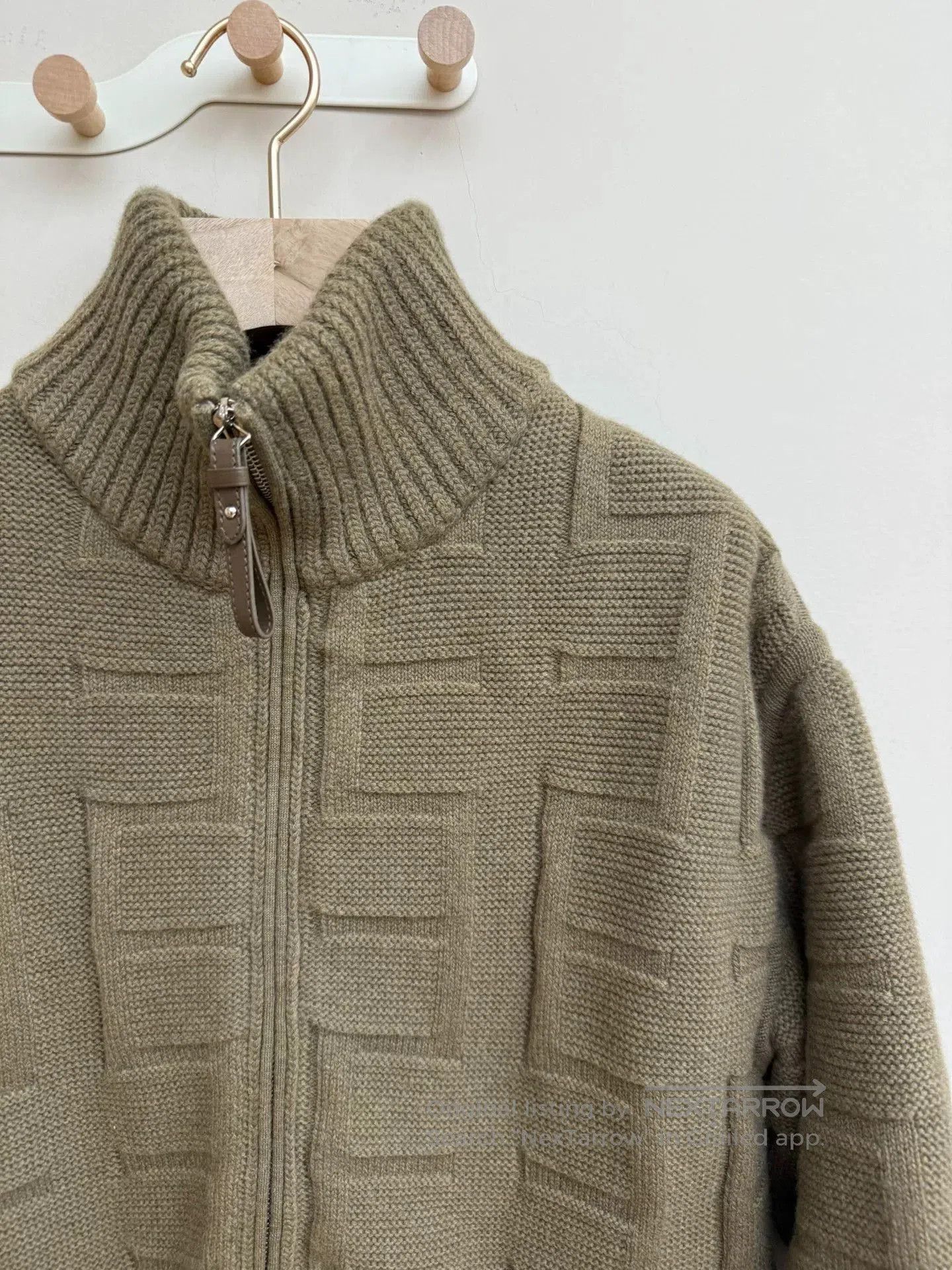 Hermes Hermes FW22 Brown Knit Zip Jacket. Size US S / EU 44-46 / 1 - 2 Thumbnail