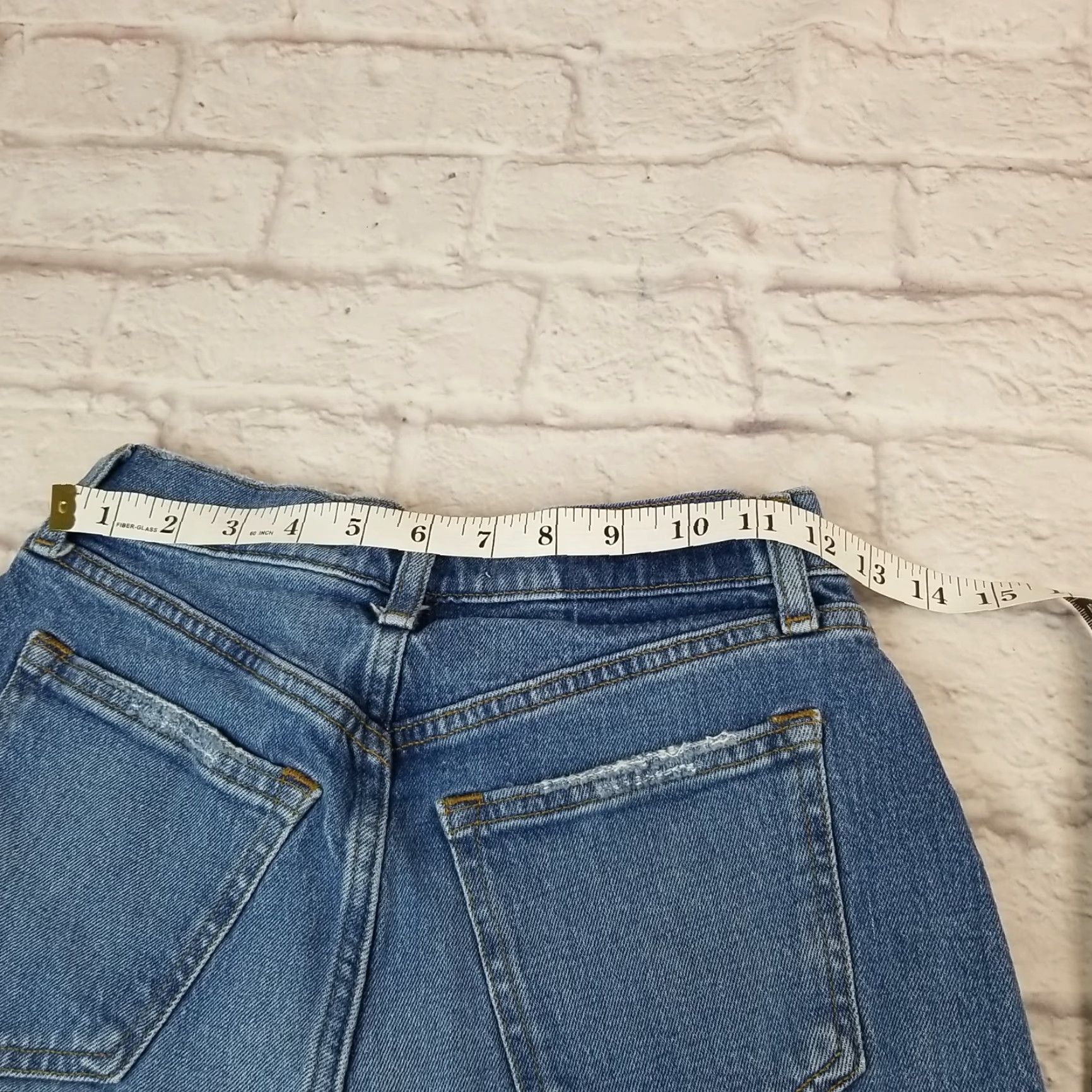 Abercrombie & Fitch VINTAGE Abercrombie & Fitch Women Teens Junior Mom Jean Shorts Cut-off Size 0 Mid Rise Size 25" / US 0 / IT 36 - 6 Thumbnail