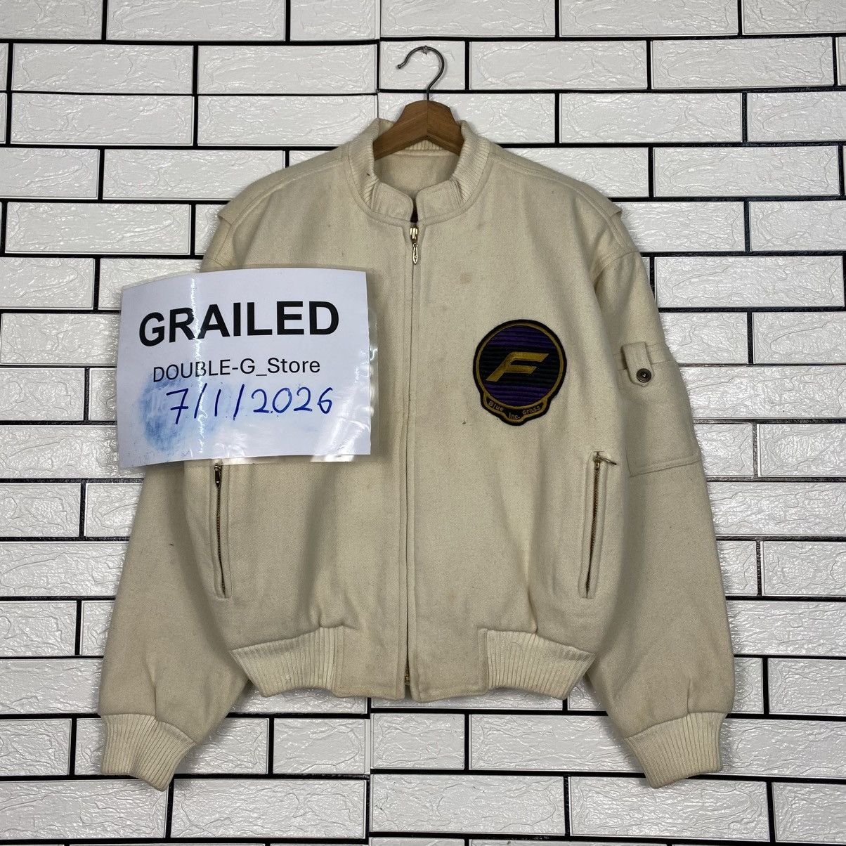 Japanese Brand 📌Vintage Wool Bomber Jacket Flint Lock Issey Miyake Size US M / EU 48-50 / 2 - 1 Thumbnail
