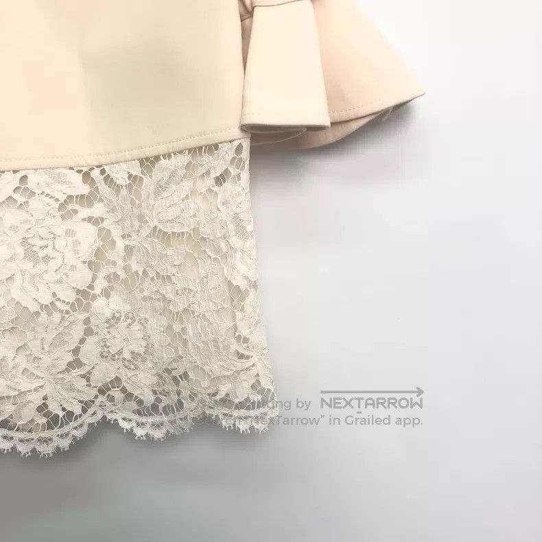 Valentino Valentino Lace long-sleeved crew neck dress Size S / US 4 / IT 40 - 4 Thumbnail