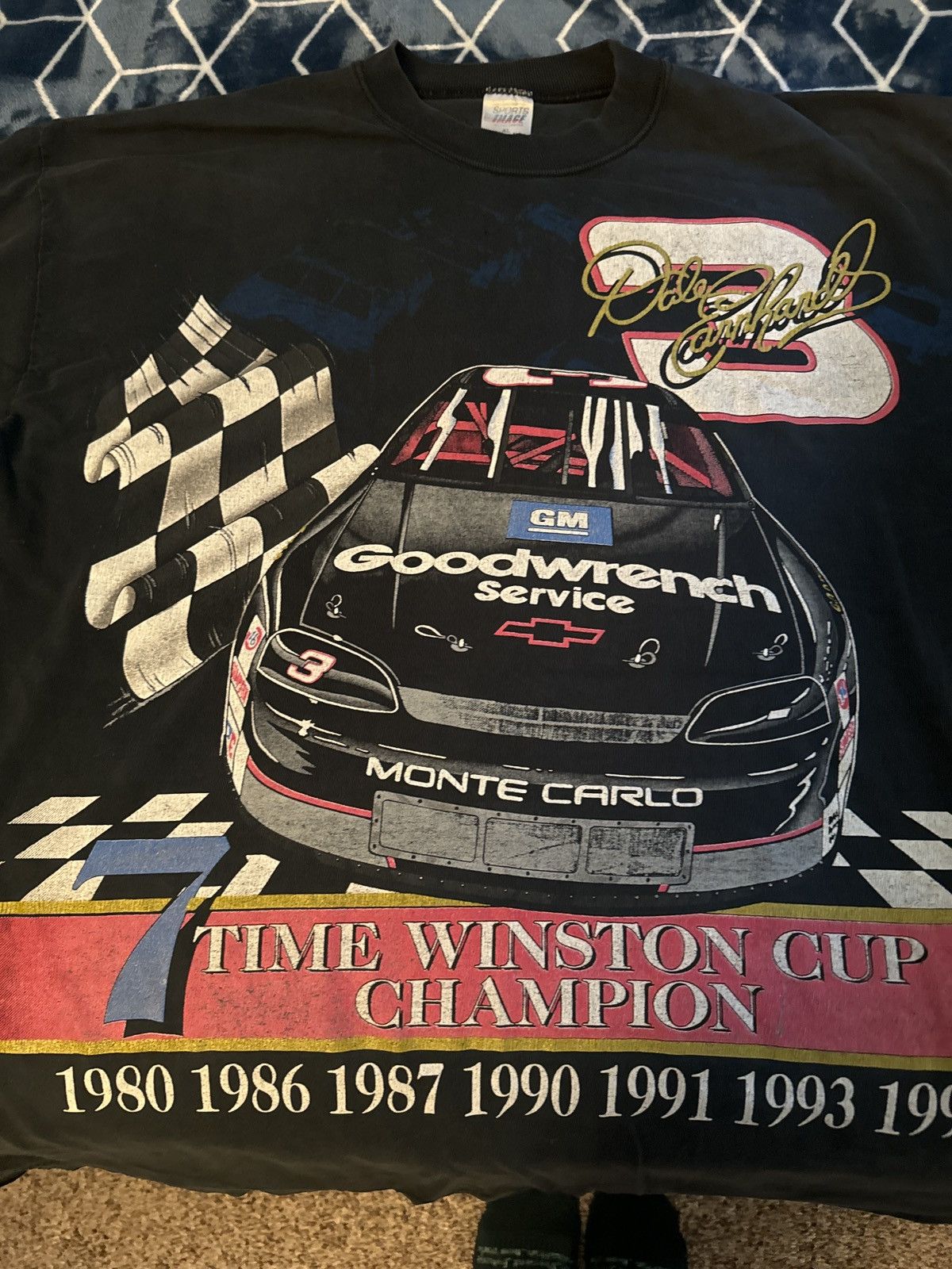 image of Nascar Vintage Tee in Black, Men's (Size XL)