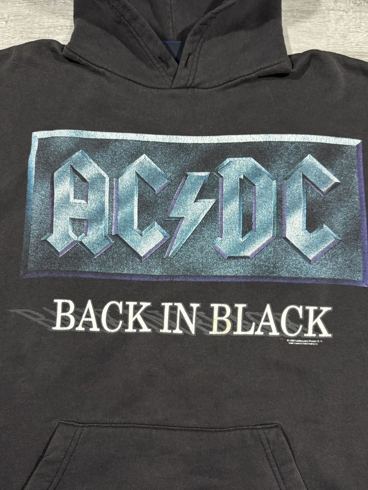 AC/DC × Band Tees × Vintage Vintage 1998 AC/DC Back In Black Hoodie Size US L / EU 52-54 / 3 - 2 Thumbnail
