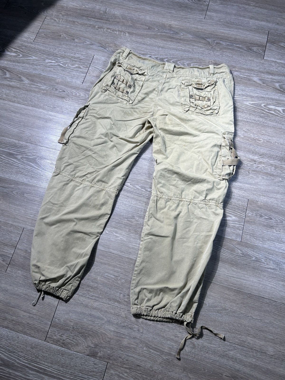 Vintage Vintage Multi-pocket Baggy Fit Stone Cargo Pants Size 36x32 Size US 36 / EU 52 - 11 Thumbnail