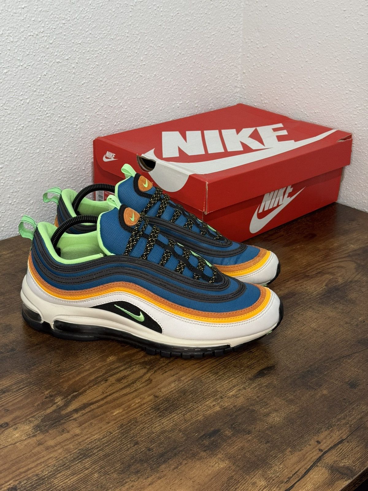 Nike Nike Air Max 97 Green Abyss Illusion Green size 9.5 Size US 9.5 / EU 42-43 - 1 Thumbnail