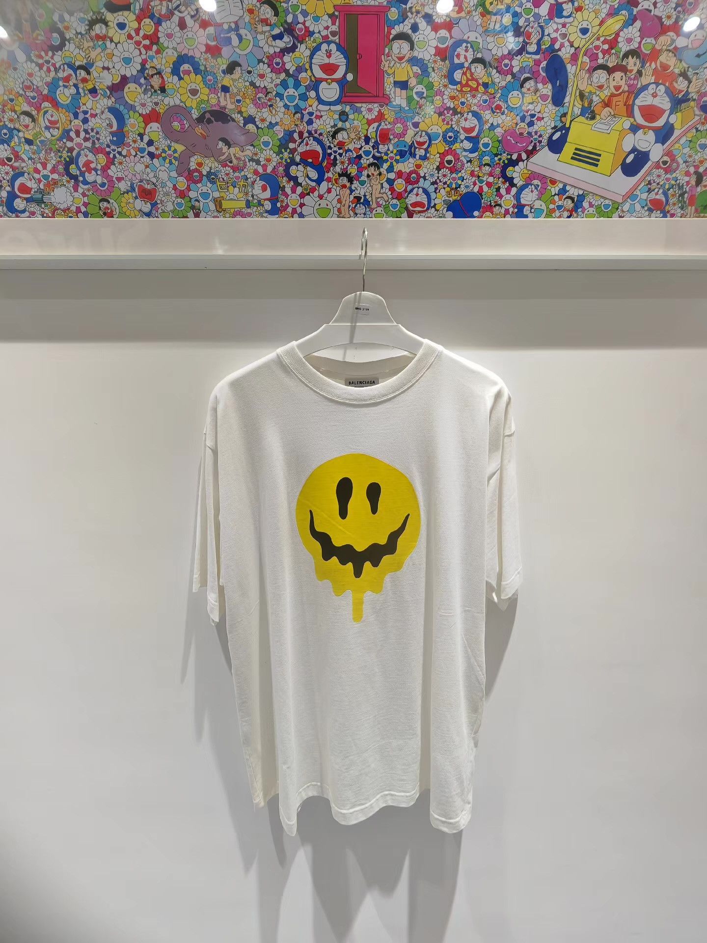 Balenciaga Balenciaga Melted Smile Short Sleeve Tee Q15 Size US S / EU 44-46 / 1 - 1 Thumbnail