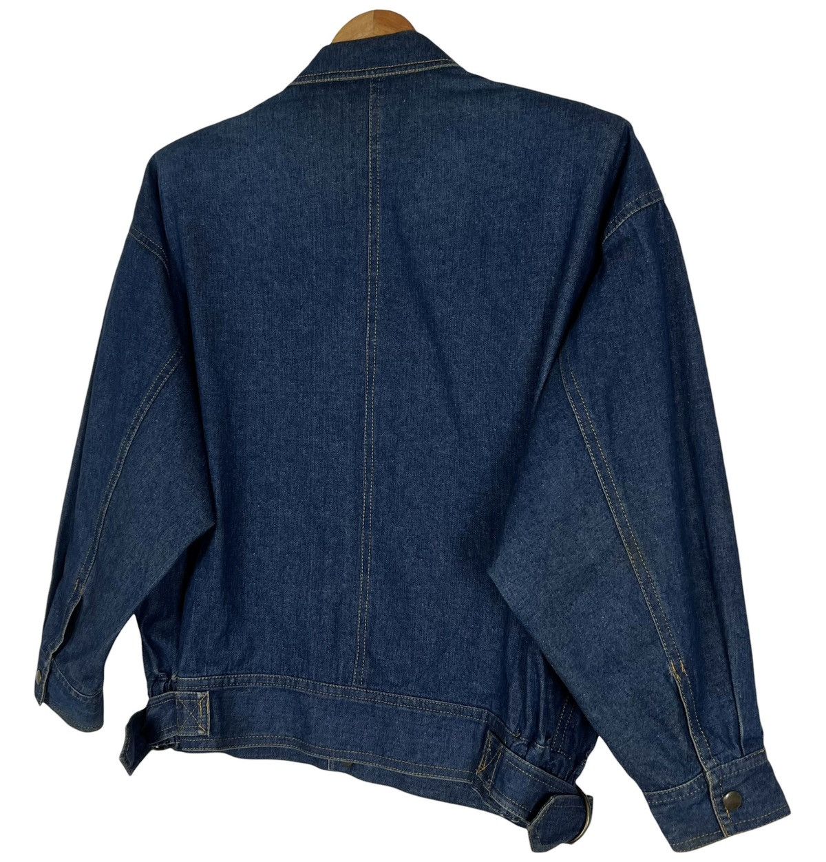 Japanese Brand 80s VINTAGE LABOURER KANAZAWA DENIM JACKET Size US M / EU 48-50 / 2 - 5 Thumbnail