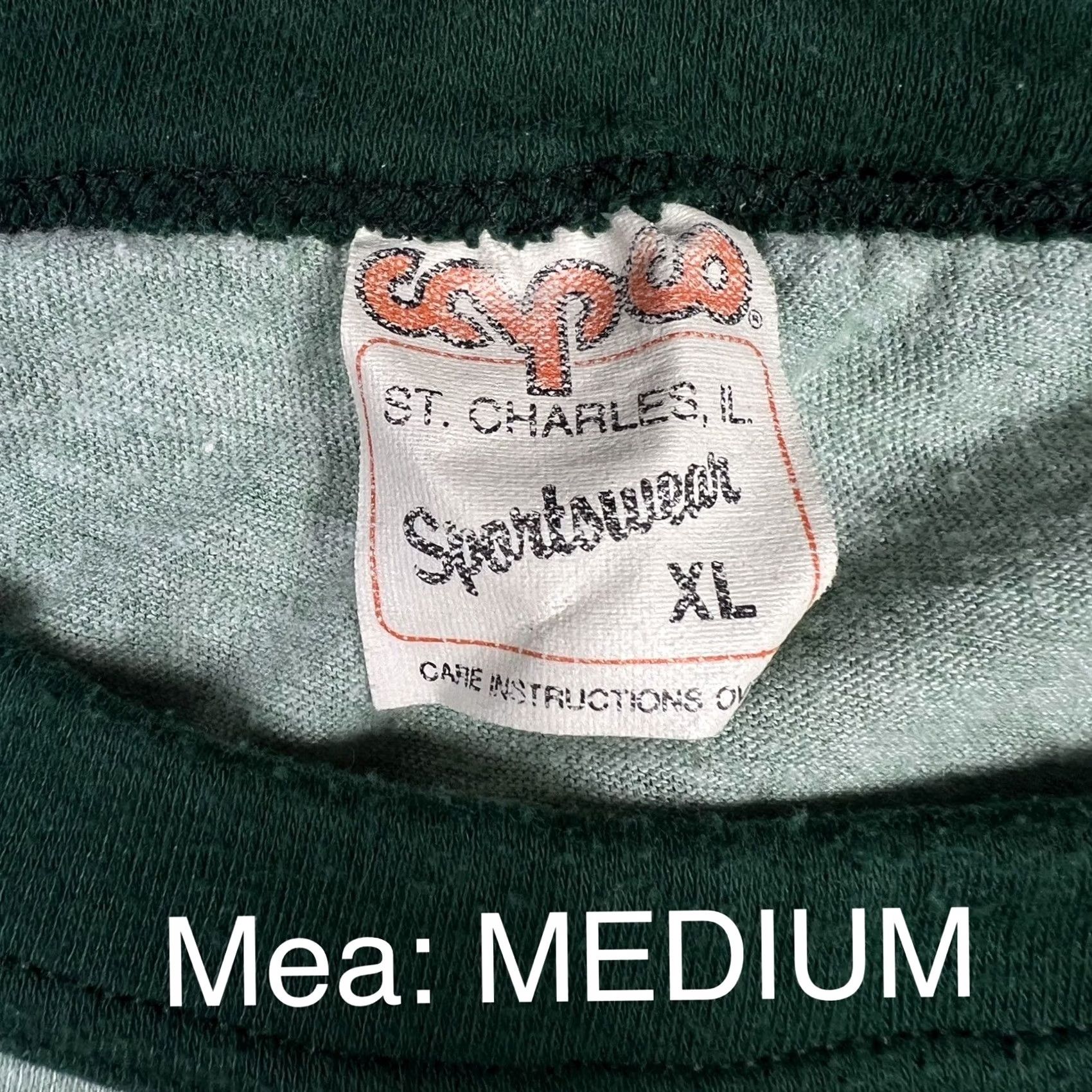 Vintage VINTAGE Capco T-Shirt Mens M Green 50/50 Dad Graphic 80s 90s Ringer Crew Neck Short Sleeve Made USA Mens Size US M / EU 48-50 / 2 - 2 Thumbnail