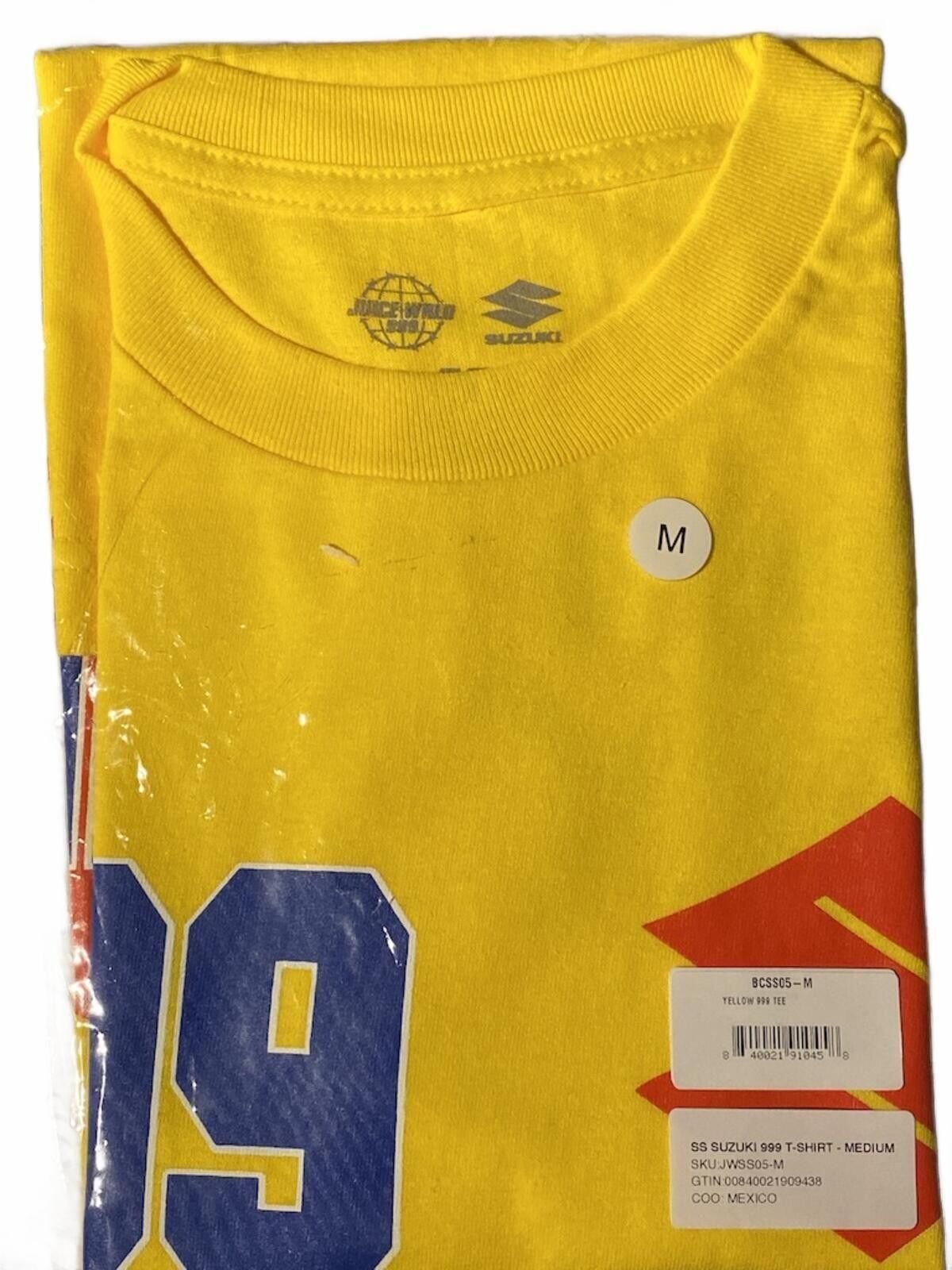 Other Juice WRLD x Suzuki SS 999 T-Shirt - Medium - Yellow - RARE Size US M / EU 48-50 / 2 - 5 Thumbnail