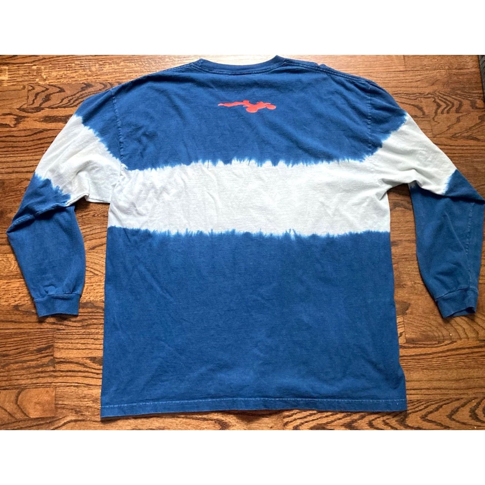 Vintage VTG Motocross Tie Dye Long Sleeve T Shirt Mens 2XL Blue Crew Neck Logo Graphic Print Cotton Regular Unbranded Motorcycle All Seasons Size US XXL / EU 58 / 5 - 6 Thumbnail