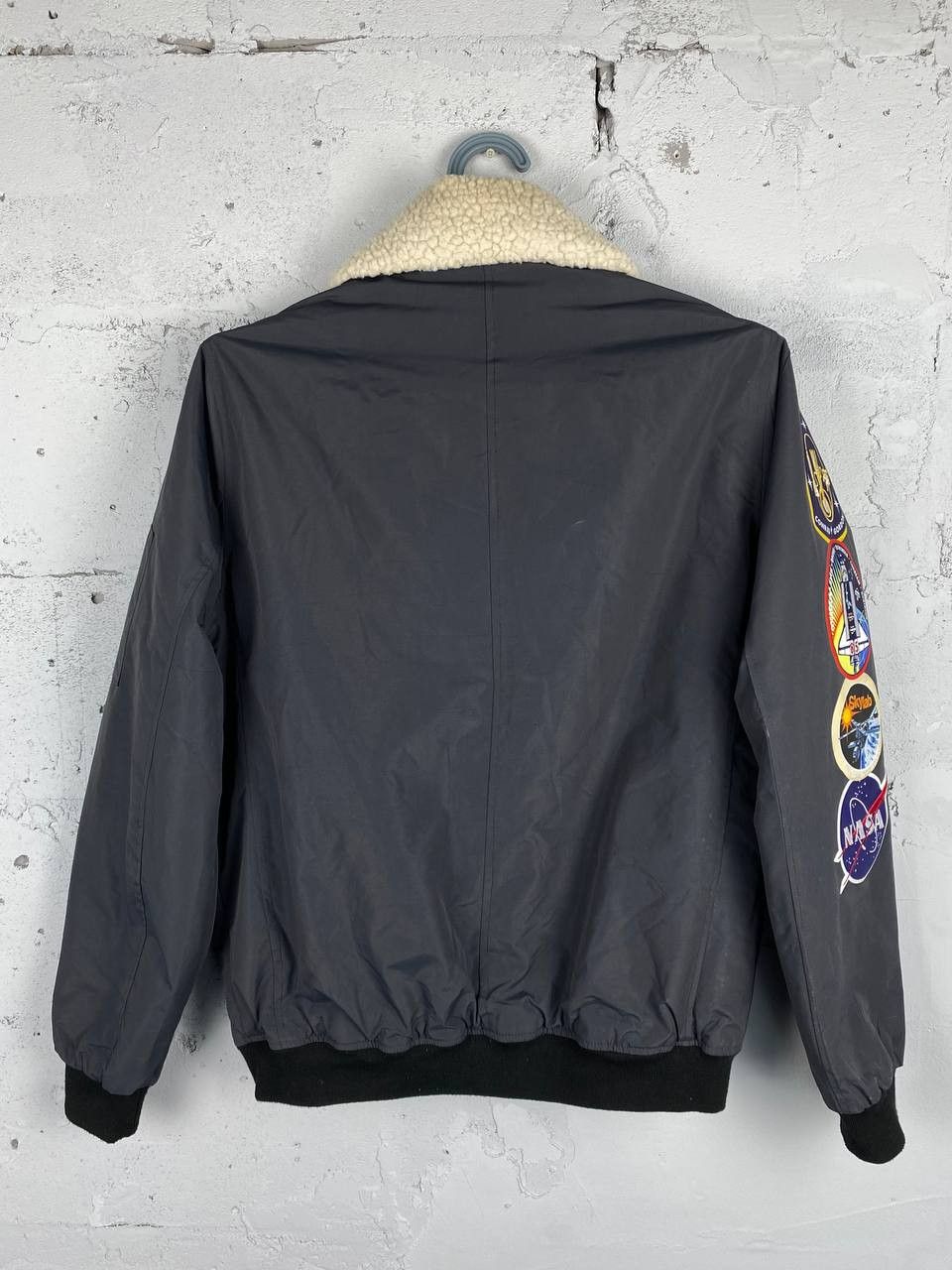 NASA Fur Trim Ma-1 Bomber Nasa Apollo Jacket Vintage Size US M / EU 48-50 / 2 - 11 Thumbnail