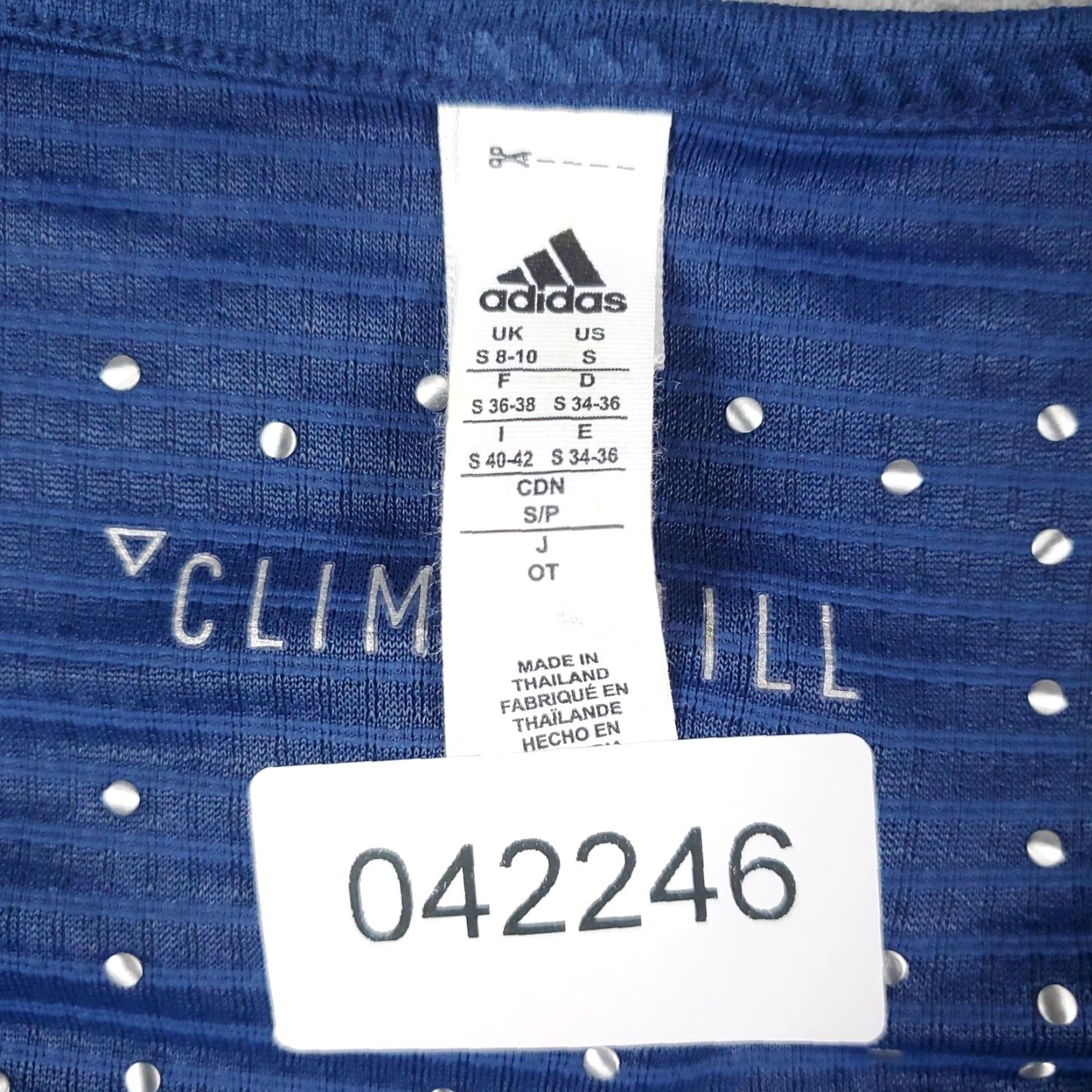 Adidas VINTAGE Adidas T-Shirt Womens Size Small Blue Casual Crew Neck Logo Short Sleeve Size S / US 4 / IT 40 - 7 Thumbnail