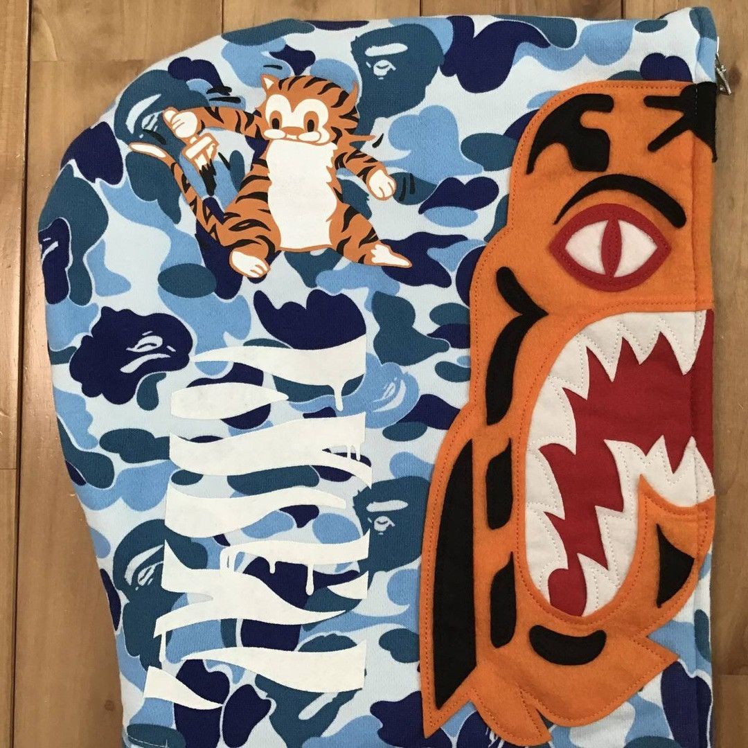 Bape BAPE ABC camo Blue Tiger full zip hoodie a bathing ape Size US M / EU 48-50 / 2 - 4 Thumbnail