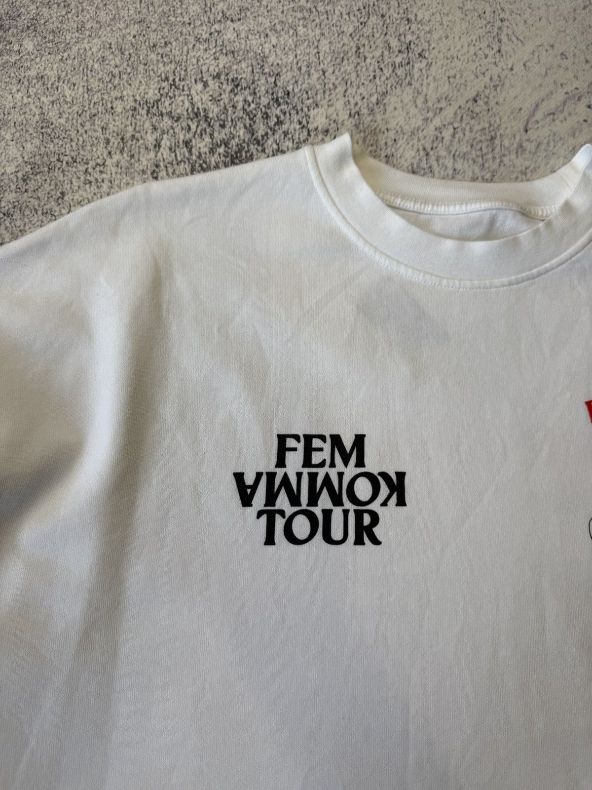 Band Tees Bolaget Records “Fem Komma Tour” 2023 Concert T-Shirt White Size US S / EU 44-46 / 1 - 4 Thumbnail