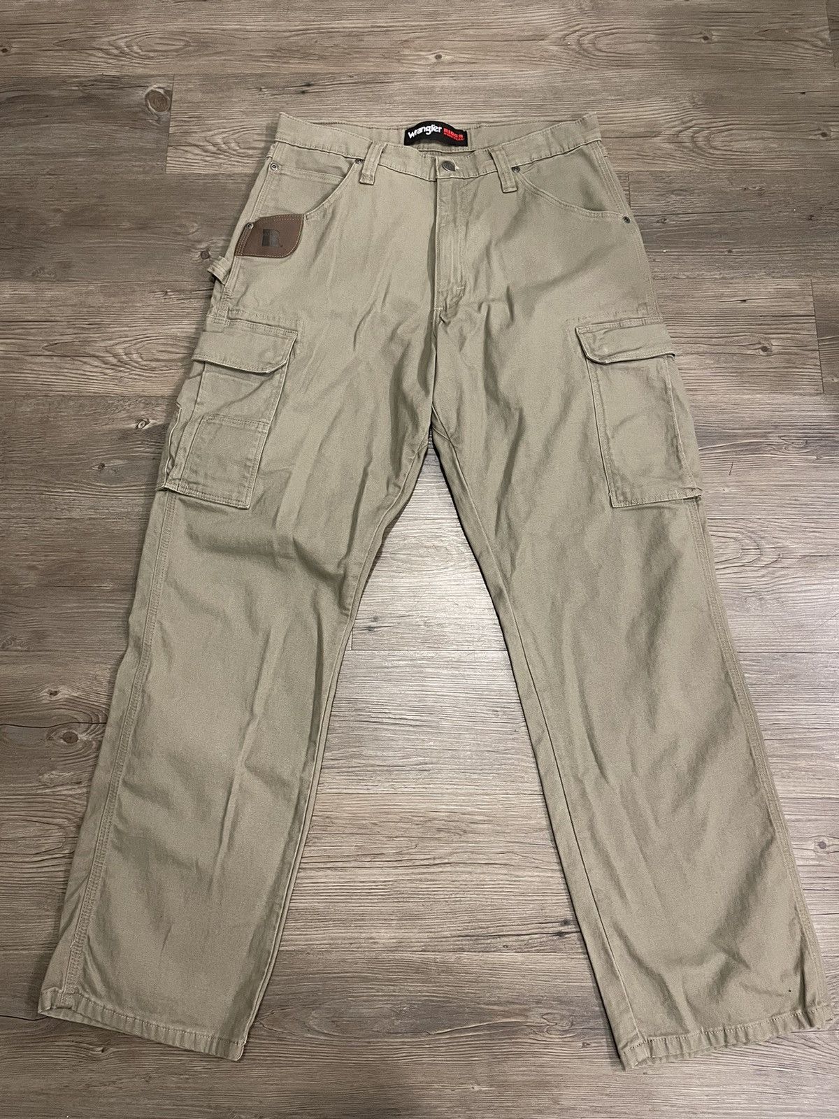 Vintage Y2K Wrangler Riggs Workwear Cargo Pants Grailed