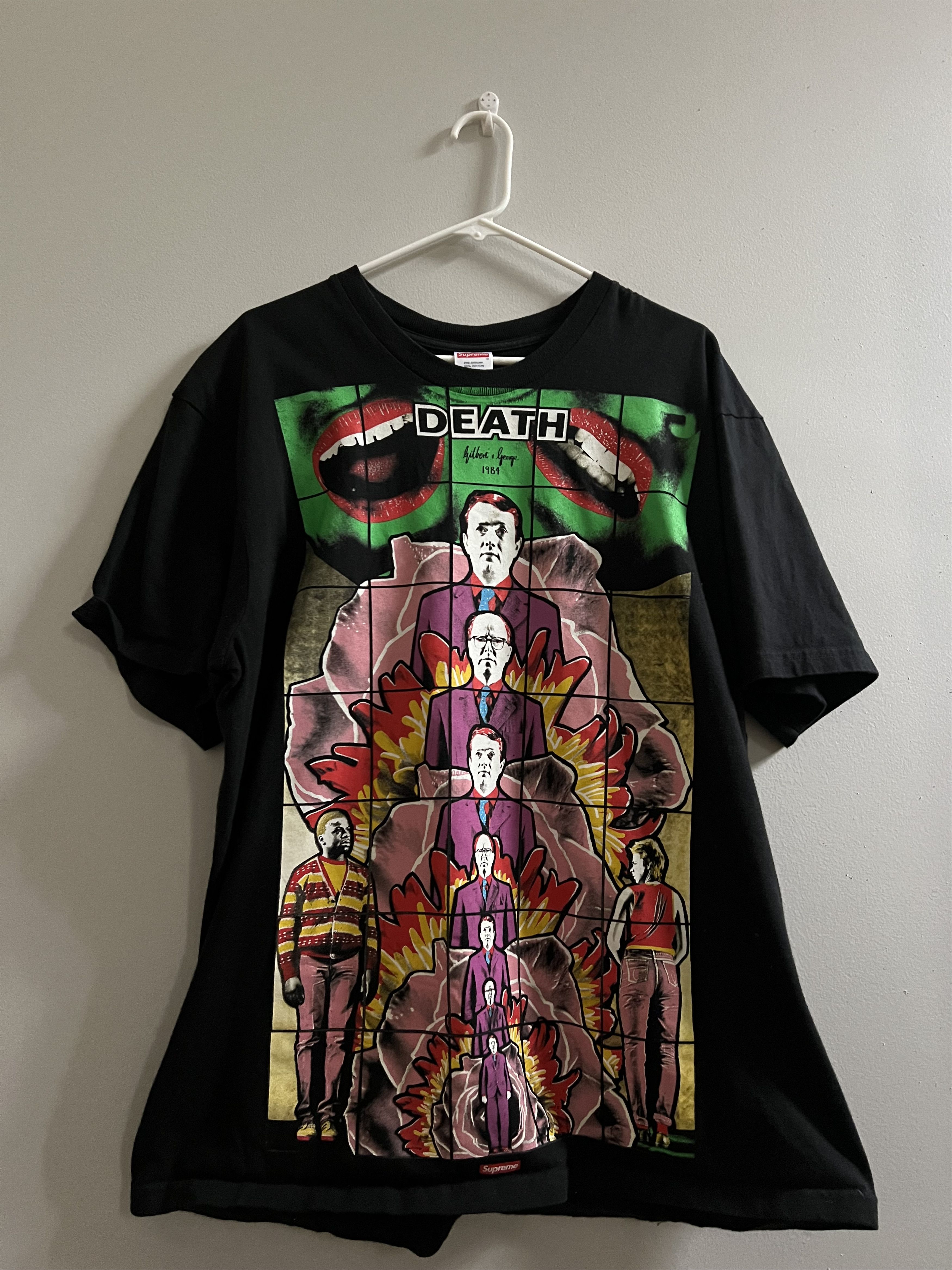 Supreme Gilbert George Death Tee | Grailed