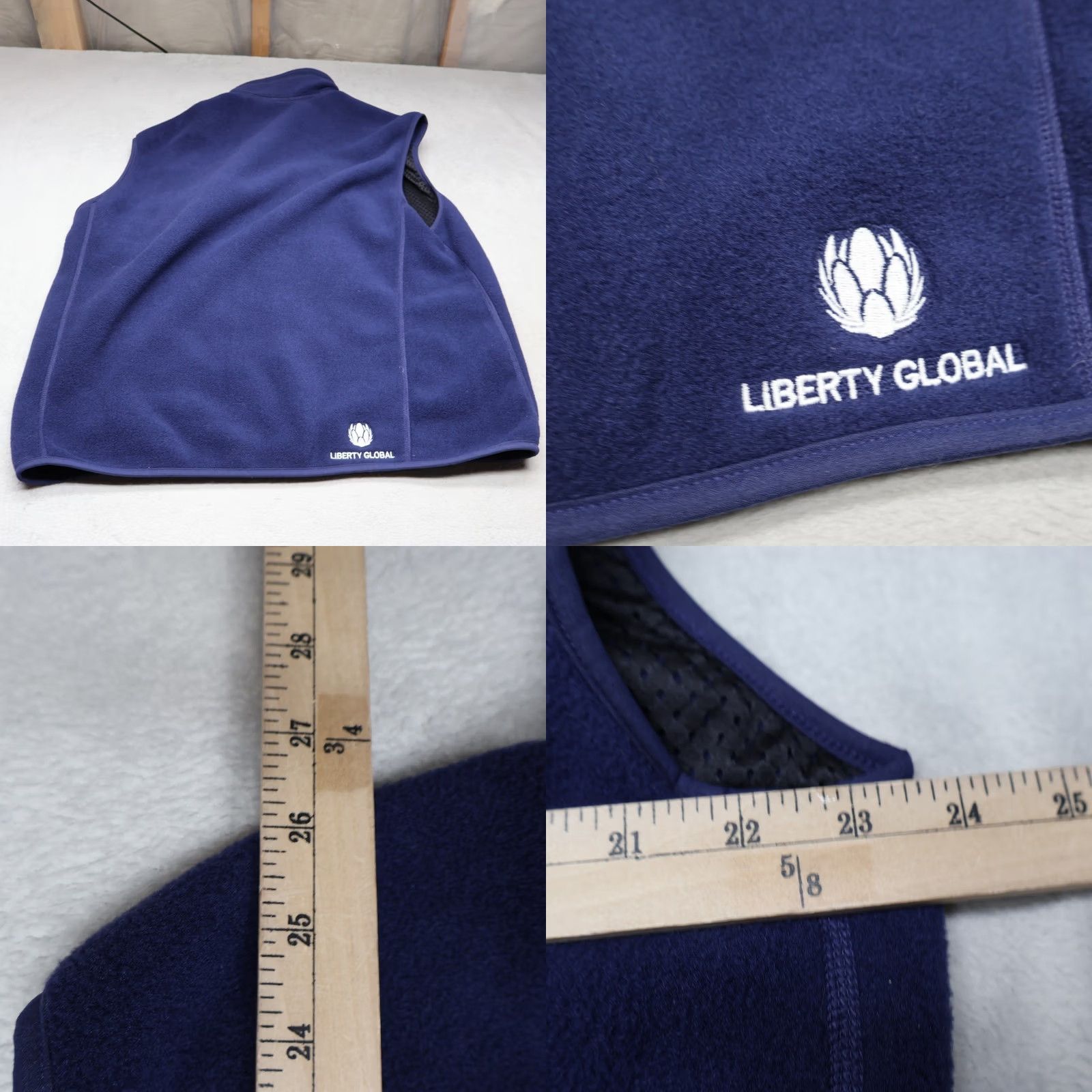 Patagonia Patagonia Mens XL Blue Synchilla Soft Fleece Full Zip Outdoor Hiking Logo Vest Size US XL / EU 56 / 4 - 8 Thumbnail
