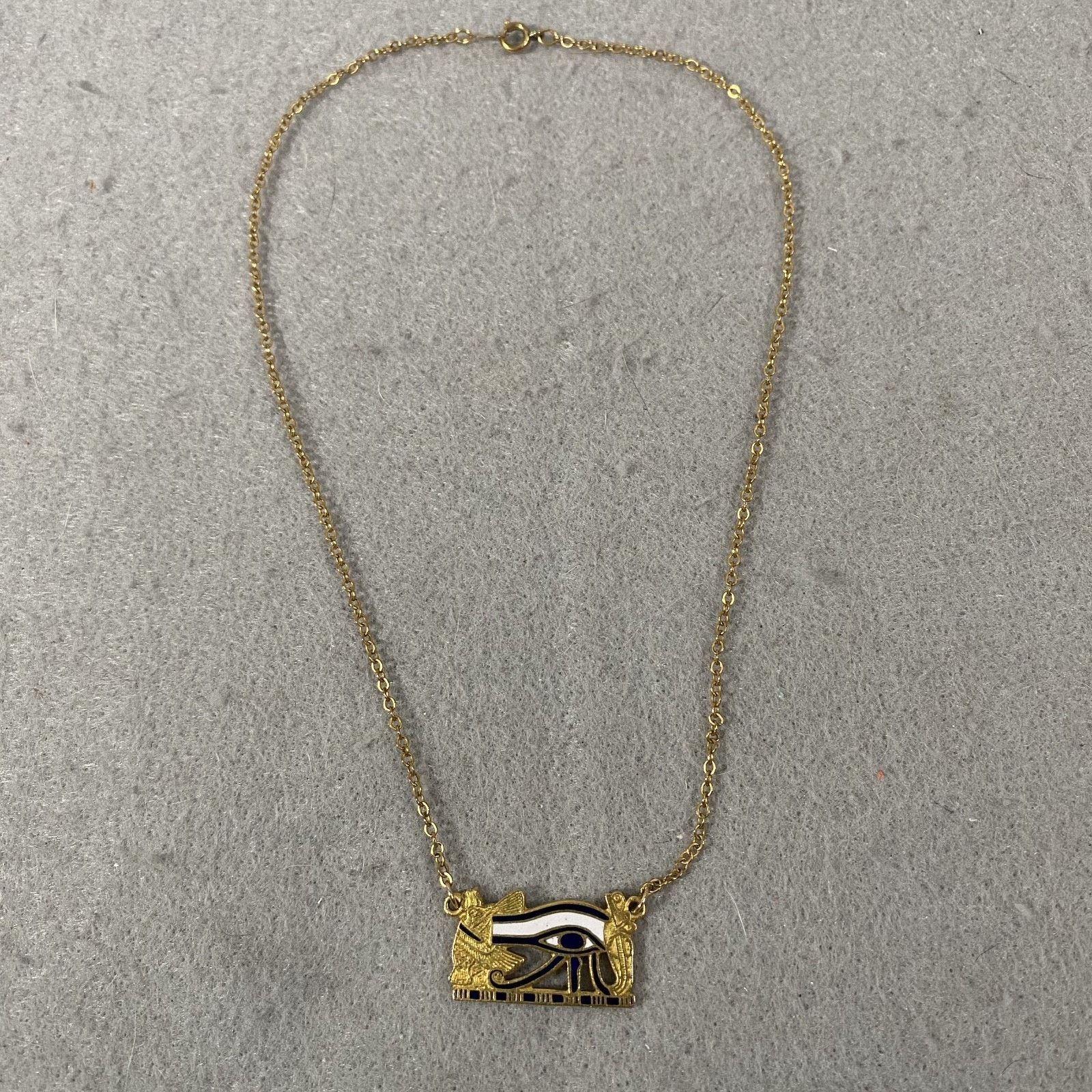 Egyptian Revival Eye of Horus Necklace 1976 MMA Metropolitan
