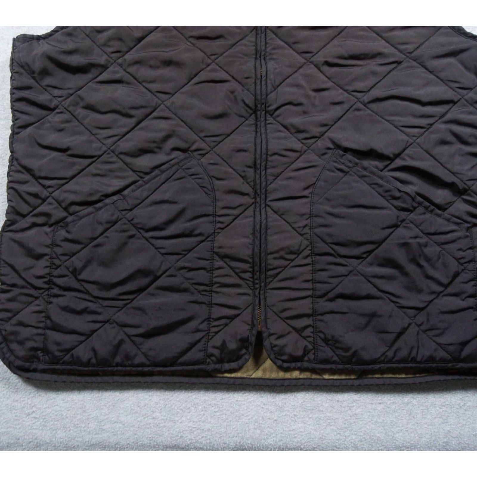 J.Crew JCrew Vest Mens XL Black Quilted Jacket Full Zip Outdoors Outerwear Adult Size US XL / EU 56 / 4 - 3 Thumbnail
