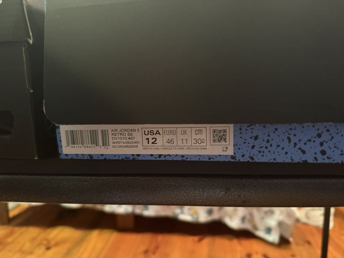 Jordan Brand × Nike Jordan 5 UNC Size US 12 / EU 45 - 8 Thumbnail