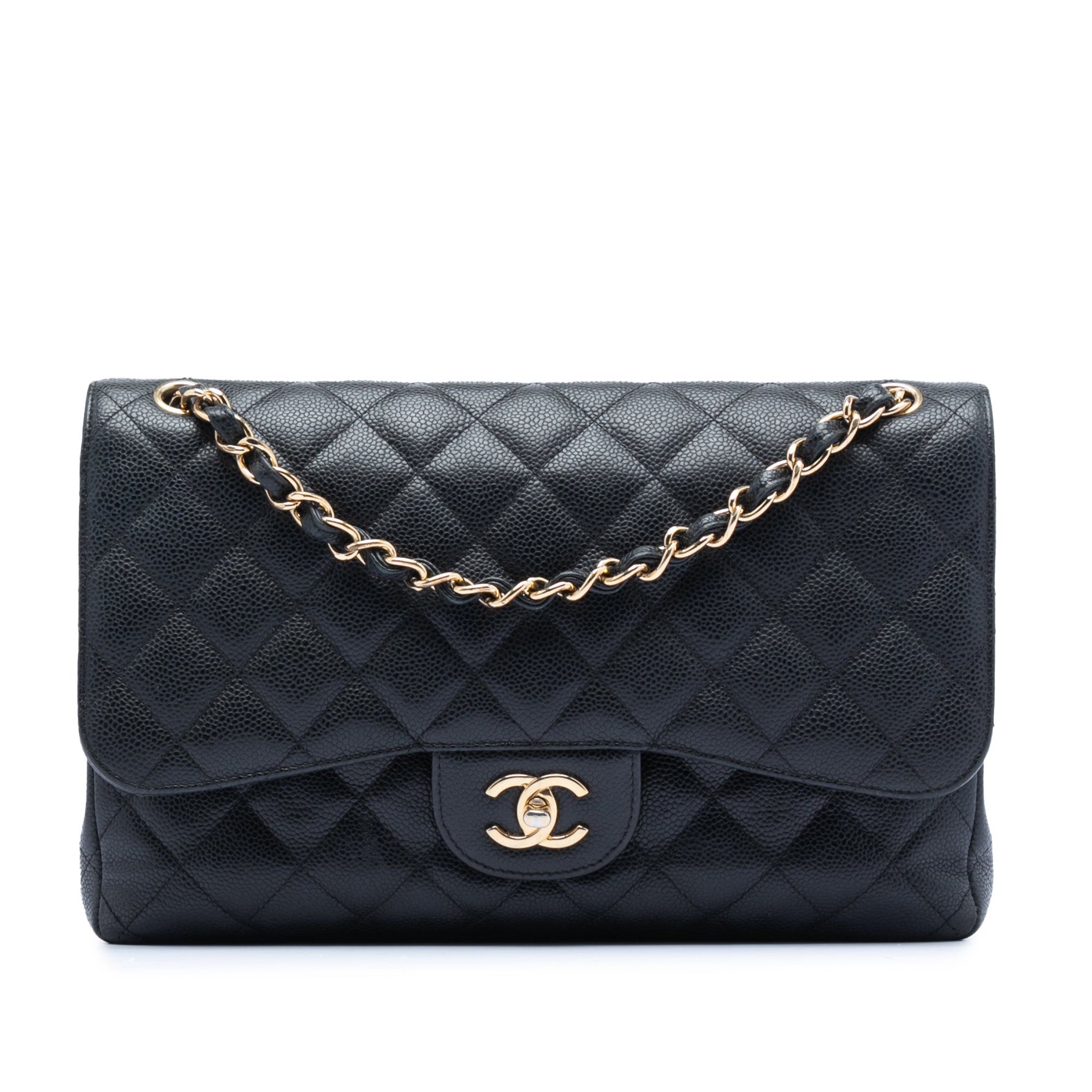 Chanel Jumbo Classic Caviar Double Flap Size ONE SIZE - 1 Thumbnail