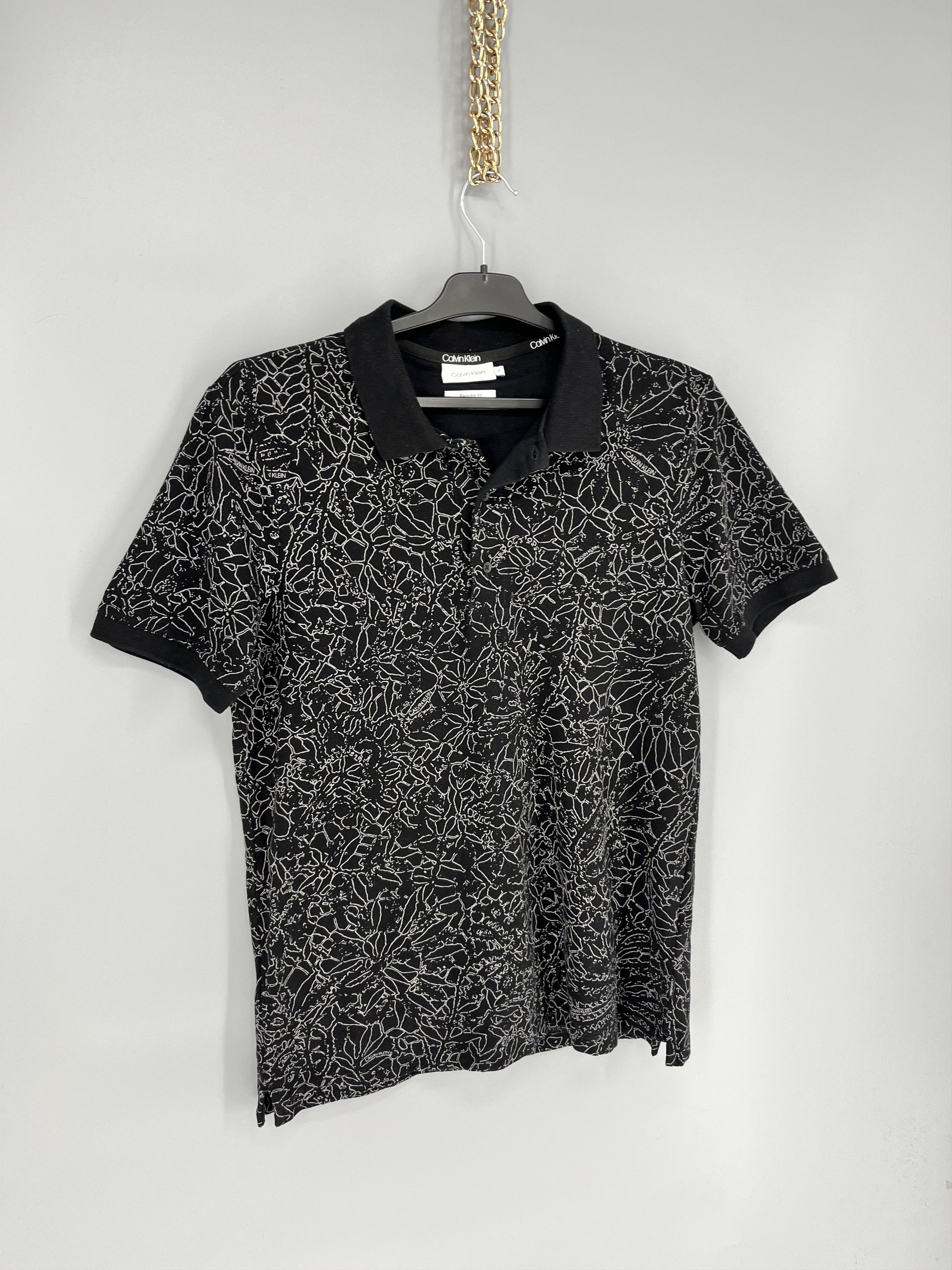 Calvin Klein Clavin Klein CK Golf Black And White Polos Shirt Regular Fit Size US S / EU 44-46 / 1 - 2 Thumbnail